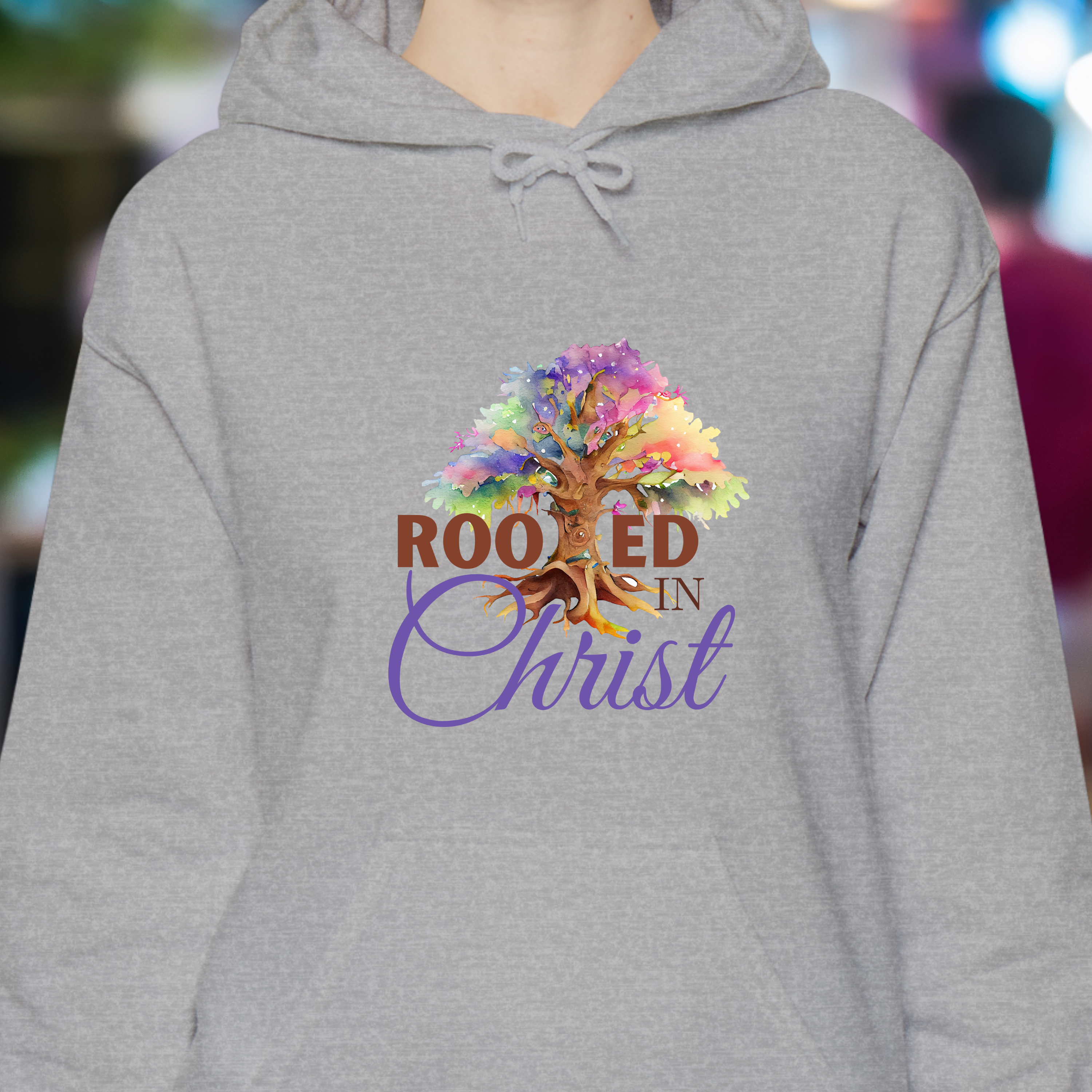 Rooted in Christ - Unisex, Heavy Blend Pullover Hoodie product thumbnail image Rooted in Christ - Unisex, Heavy Blend Pullover Hoodie product thumbnail image