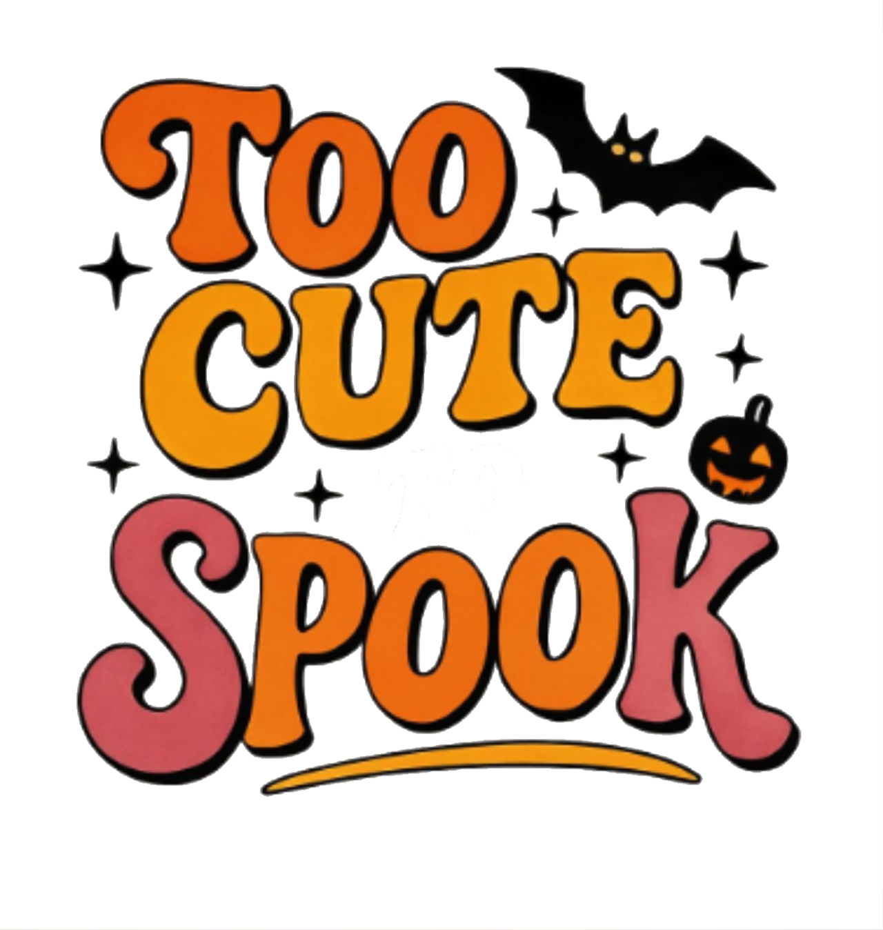 Halloween 'Too Cute to Spook' Hoodie - Cozy Unisex Sweatshirt for Fall Celebrations, Casual Wear, Seasonal Style, Gift Idea product thumbnail image