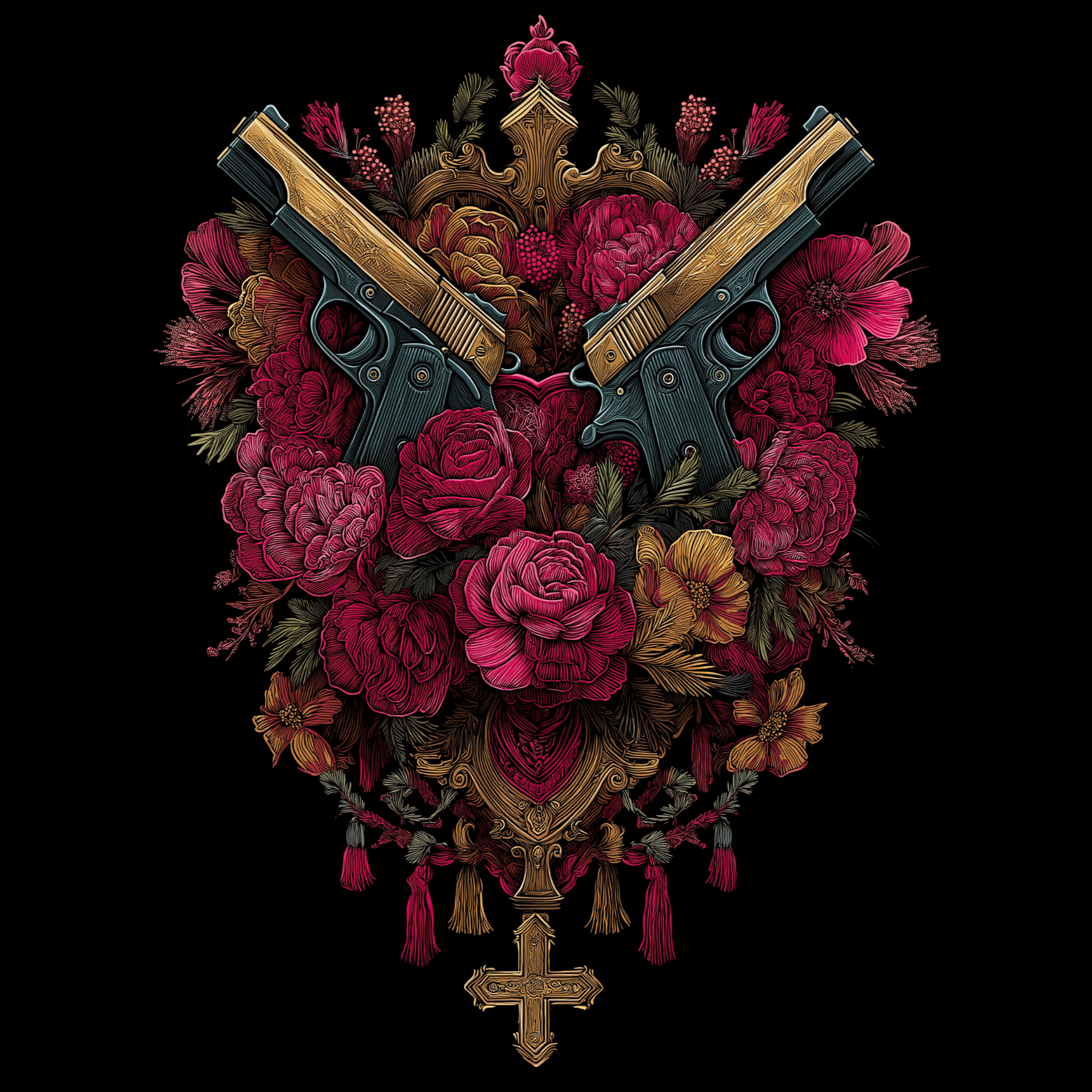 Sacré-Cœur 908, a rebellious sophistication - Unisex T-shirt with baroque design product thumbnail image Sacré-Cœur 908, a rebellious sophistication - Unisex T-shirt with baroque design product thumbnail image