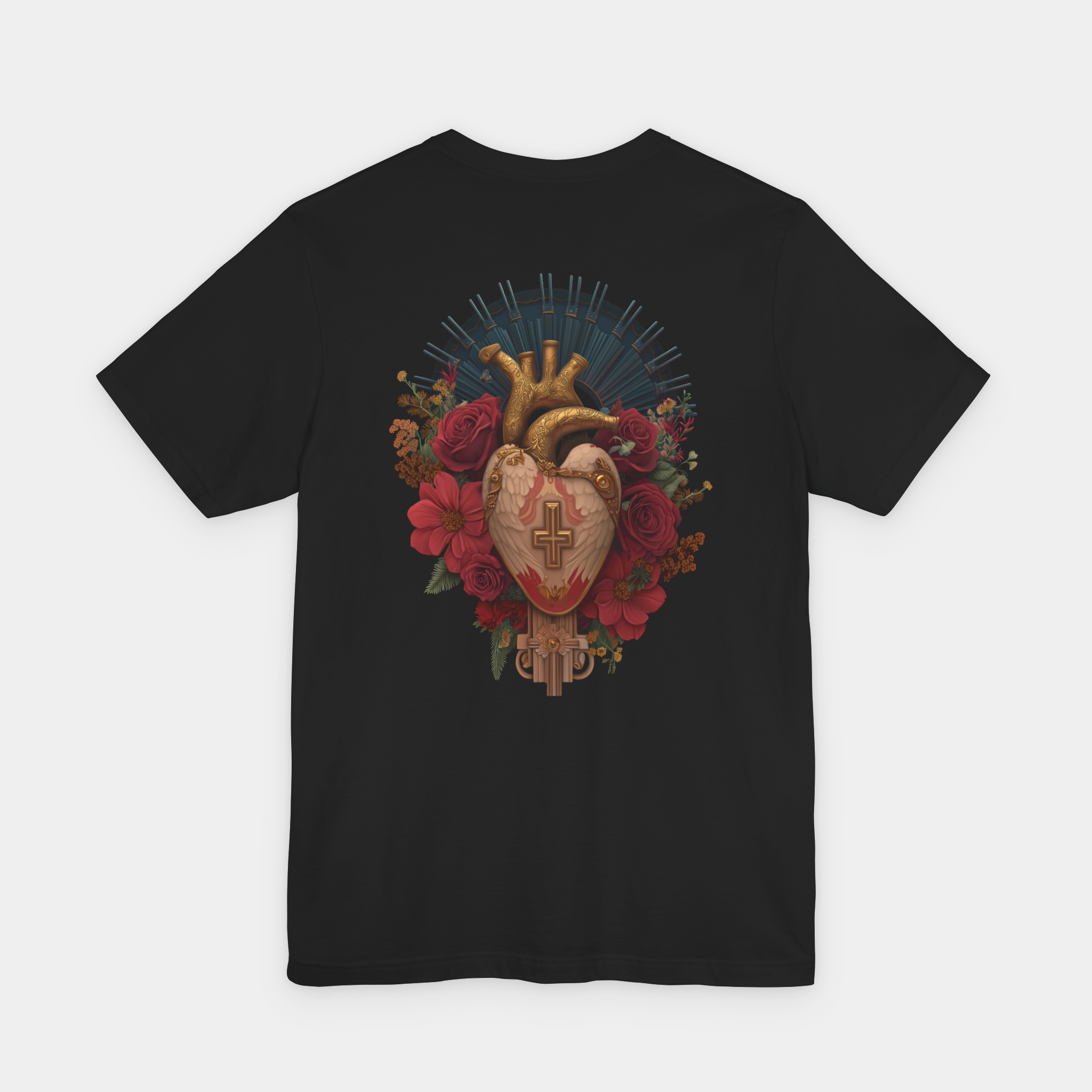 Sacré-Cœur 906, a rebellious sophistication - Unisex T-shirt with baroque design product thumbnail image Sacré-Cœur 906, a rebellious sophistication - Unisex T-shirt with baroque design product thumbnail image