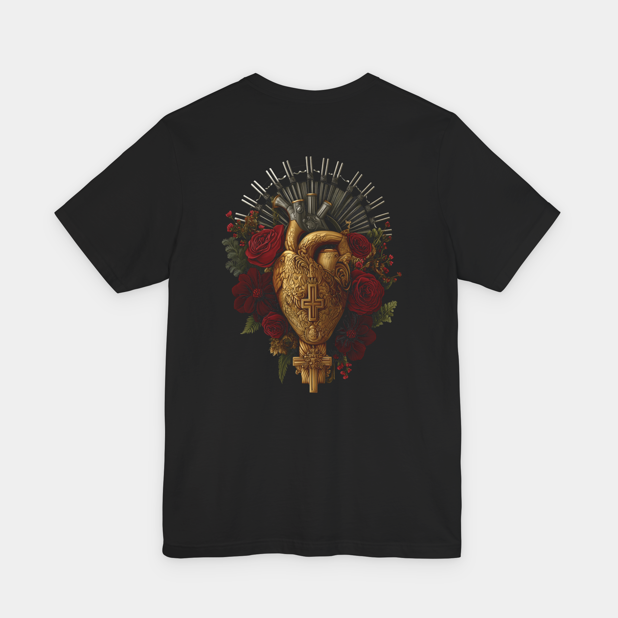 Sacré-Cœur 904, a rebellious sophistication - Unisex T-shirt with baroque design product thumbnail image