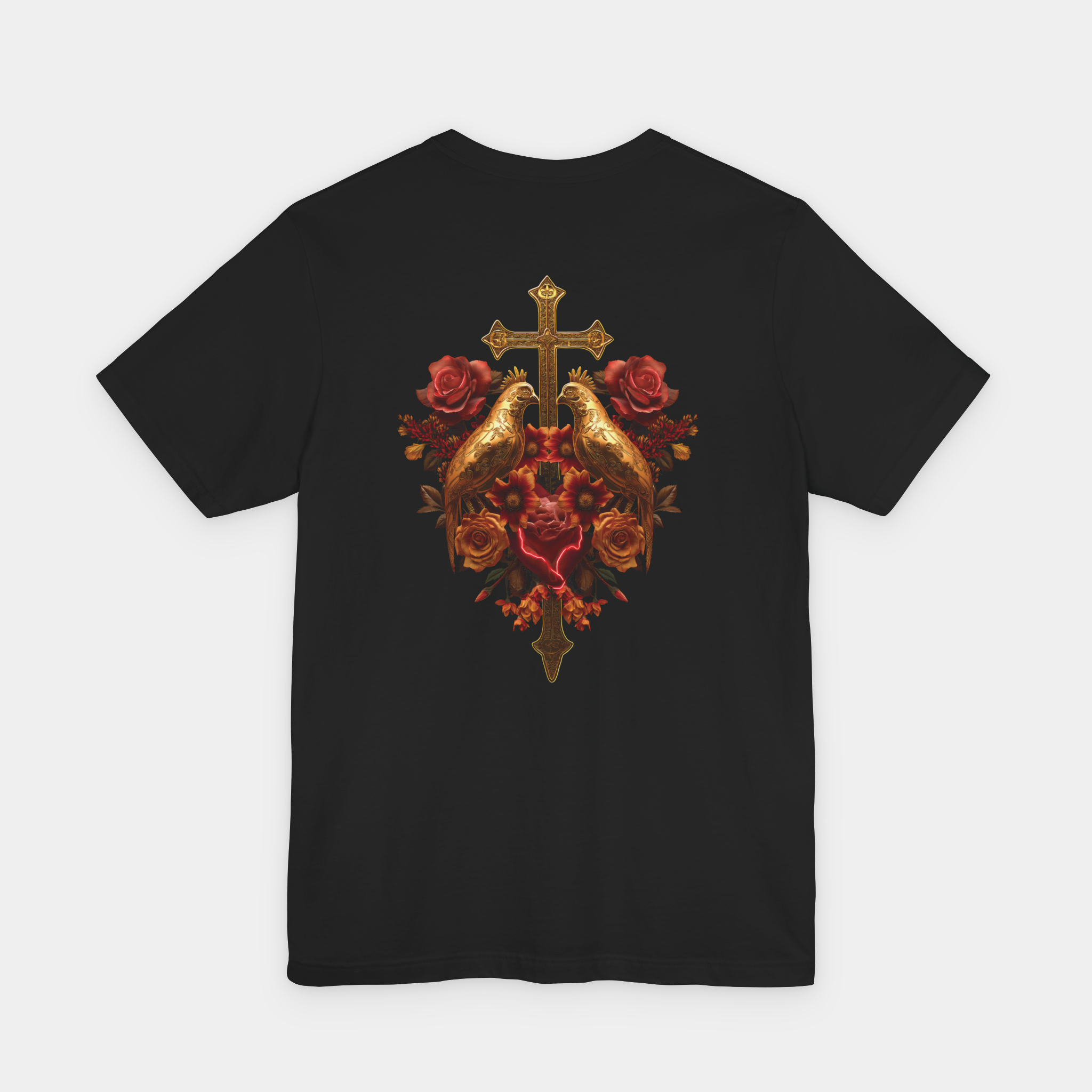 Sacré-Cœur 902, a rebellious sophistication - Unisex T-shirt with baroque design product thumbnail image