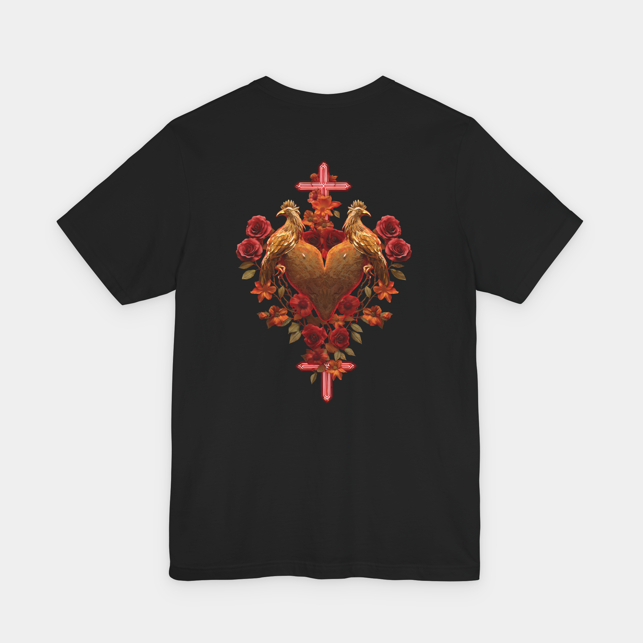 Sacré-Cœur 901, a rebellious sophistication - Unisex T-shirt with baroque design product thumbnail image Sacré-Cœur 901, a rebellious sophistication - Unisex T-shirt with baroque design product thumbnail image