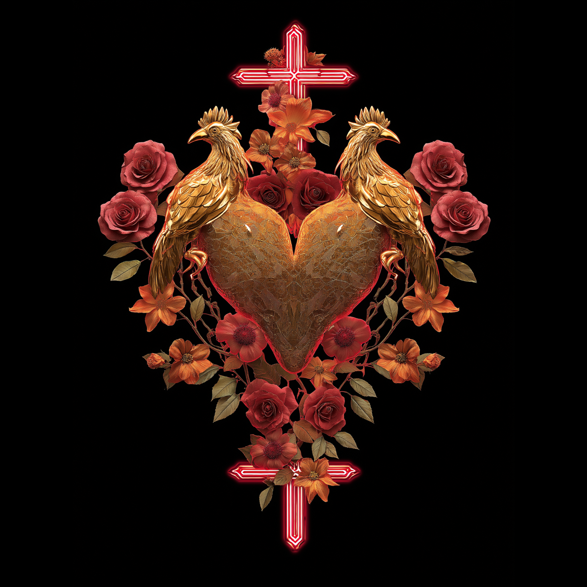 Sacré-Cœur 901, a rebellious sophistication - Unisex T-shirt with baroque design product thumbnail image Sacré-Cœur 901, a rebellious sophistication - Unisex T-shirt with baroque design product thumbnail image