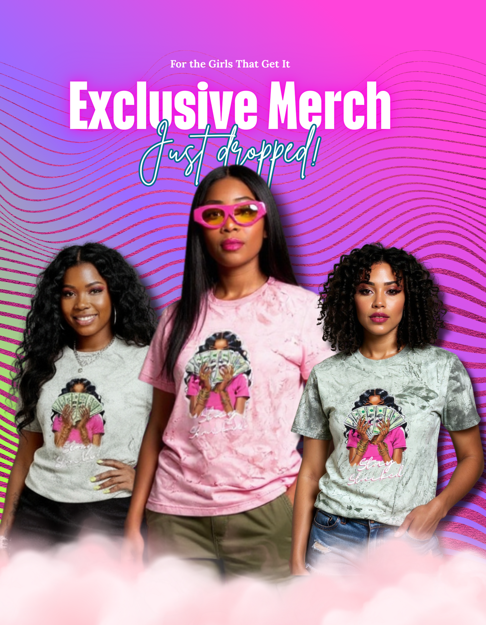 Stay Stacked Tee — Girls That Get It Exclusive product thumbnail image