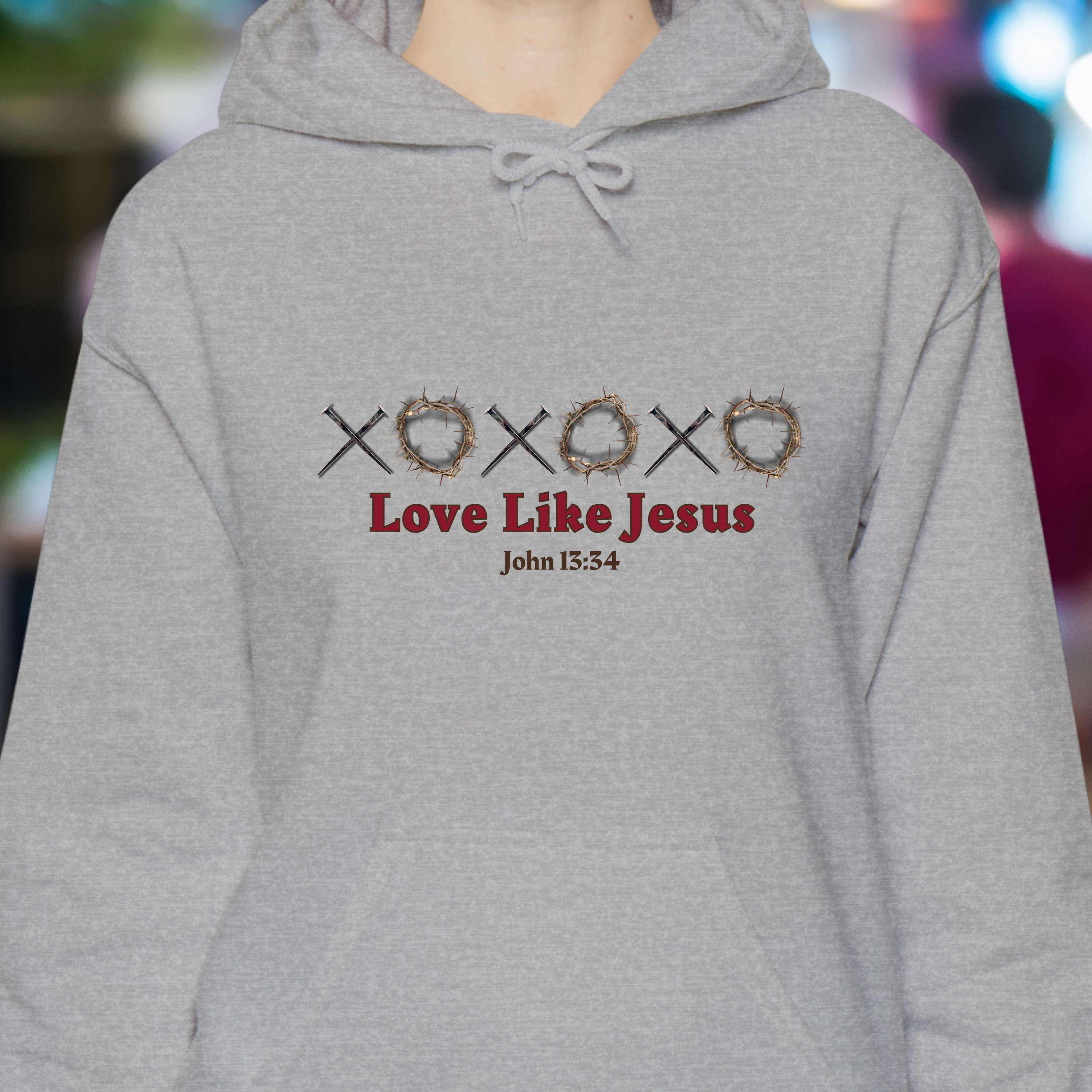 Love Like Jesus - Unisex, Heavy Blend Pullover Hoodie product thumbnail image Love Like Jesus - Unisex, Heavy Blend Pullover Hoodie product thumbnail image