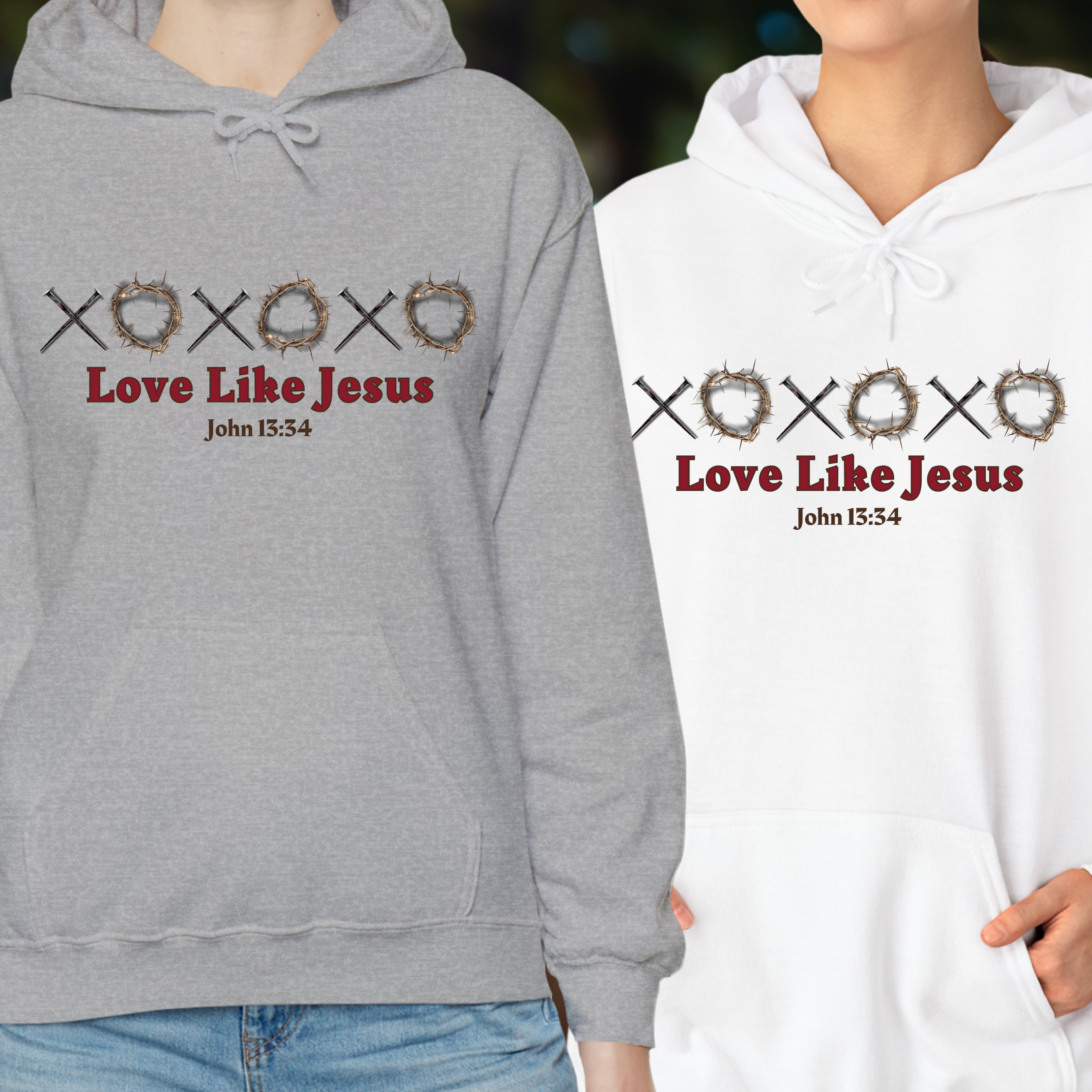 Love Like Jesus - Unisex, Heavy Blend Pullover Hoodie product thumbnail image