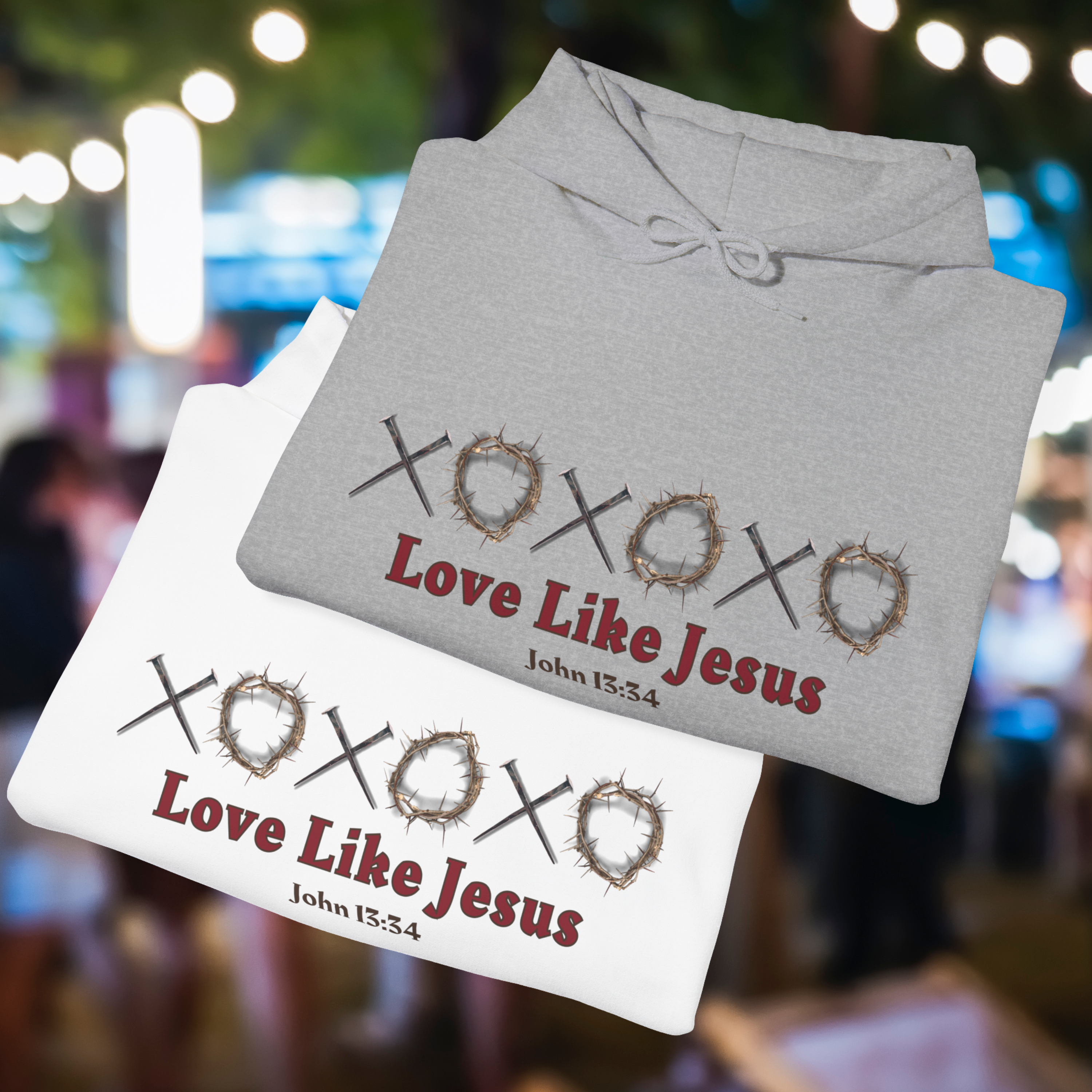 Love Like Jesus - Unisex, Heavy Blend Pullover Hoodie product thumbnail image