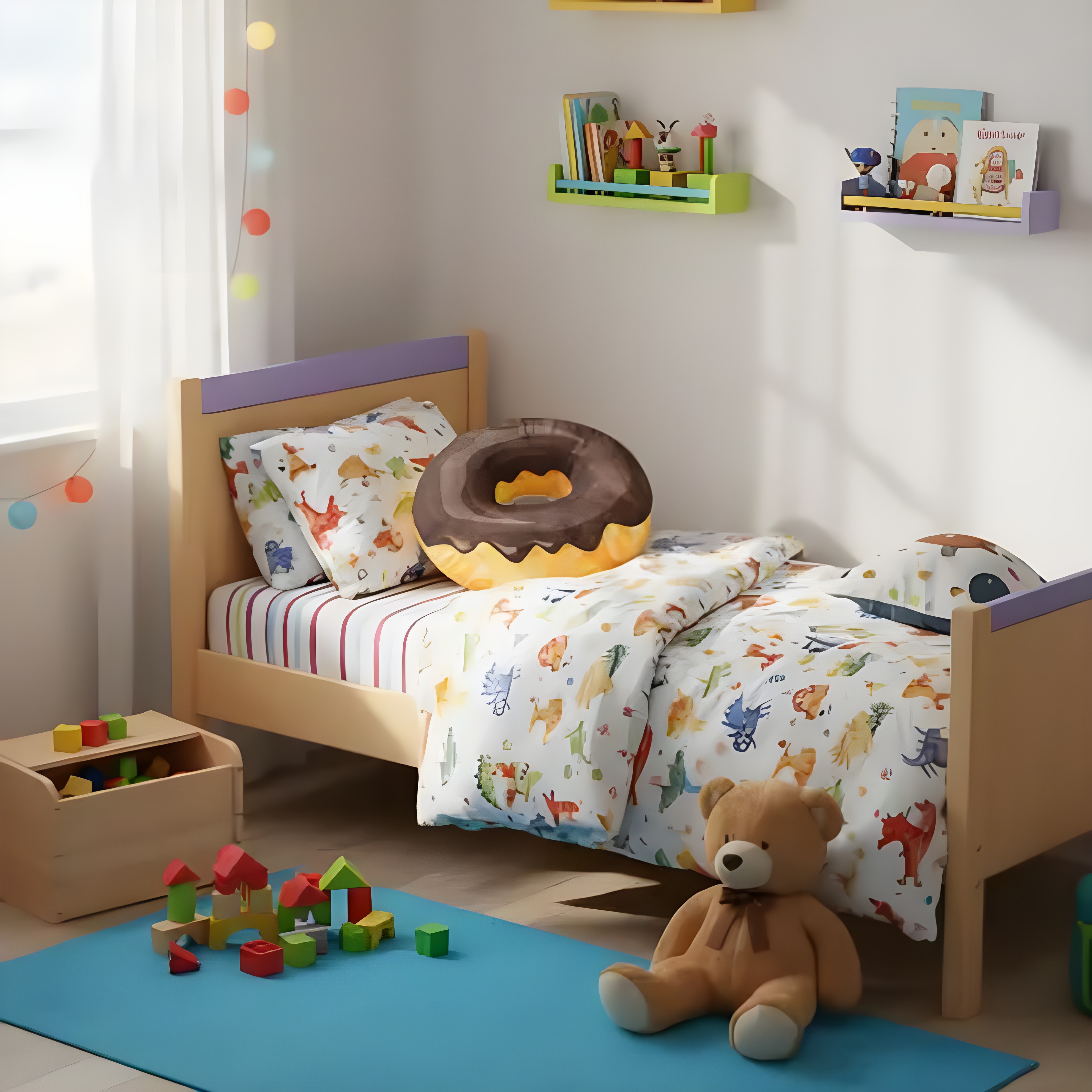 Donut (Chocolate Frosting)-Shaped throw Pillow | Fun Home Décor Donut (Chocolate Frosting)-Shaped throw Pillow | Fun Home Décor