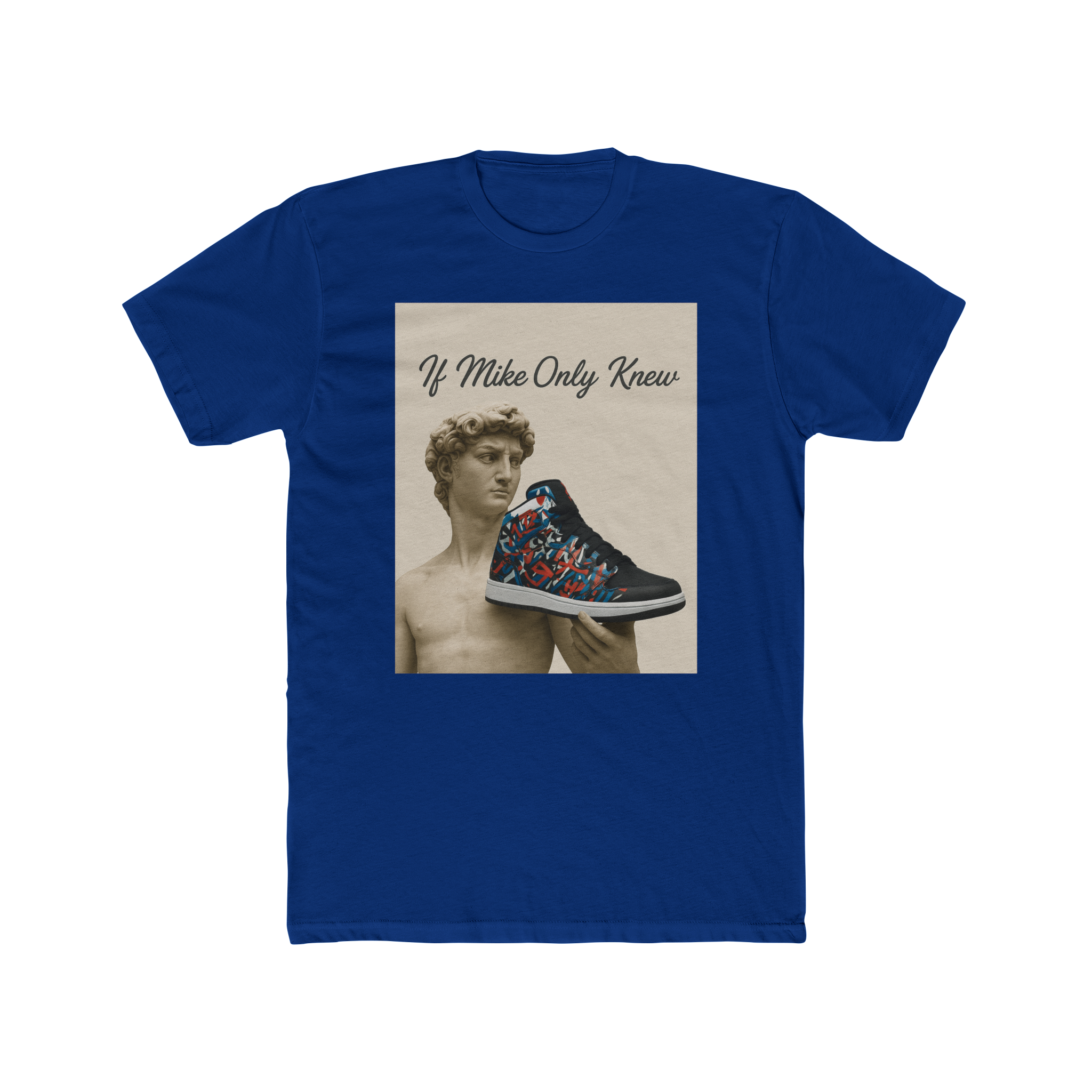 SHIRTS FOR THE SNEAKER LOVERS AND COLLECTORS WITH THAT PASSION FOR THEIR KICKS  Sneaker Head Living It  Cotton Crew Tee, Casual T-Shirt for Sneaker Lovers, Gift for Sneakers Fans, Streetwear, Trendy Graphic Tee product thumbnail image