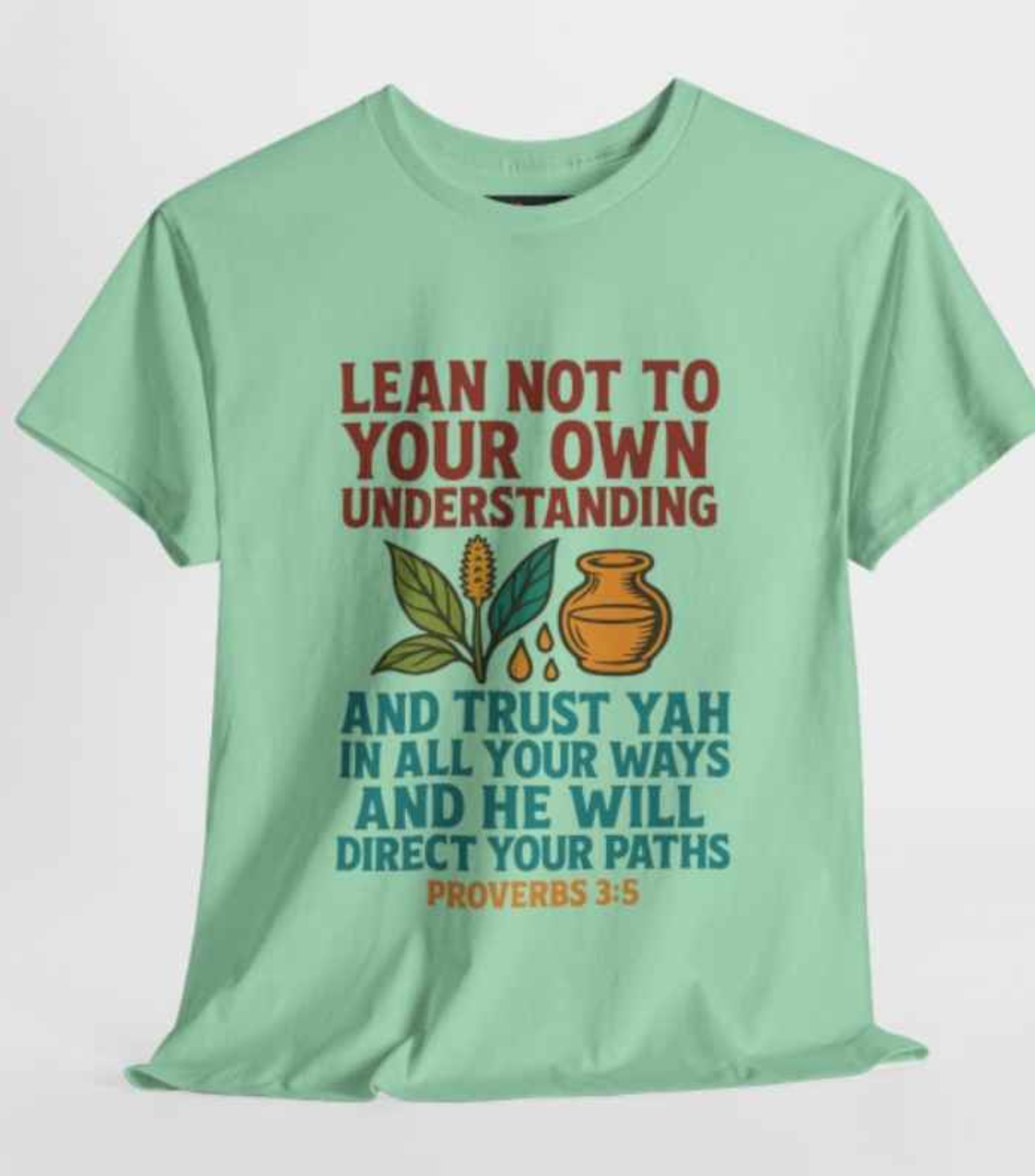 Faith Inspired Unisex Tee - Proverbs 3:5 Tee For Believers Of The Way Faith Inspired Unisex Tee - Proverbs 3:5 Tee For Believers Of The Way