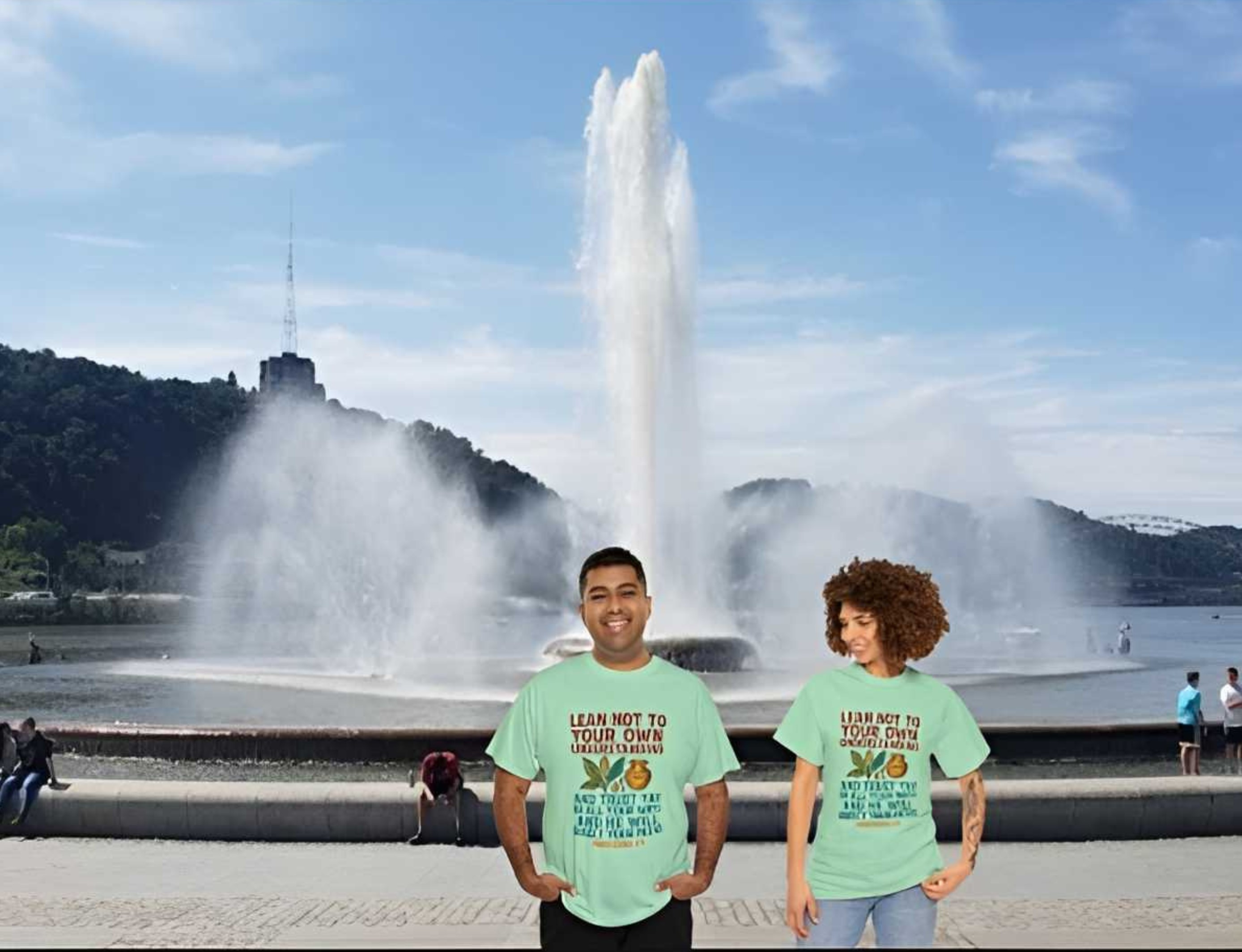 Faith Inspired Unisex Tee - Proverbs 3:5 Tee For Believers Of The Way product thumbnail image Faith Inspired Unisex Tee - Proverbs 3:5 Tee For Believers Of The Way product thumbnail image