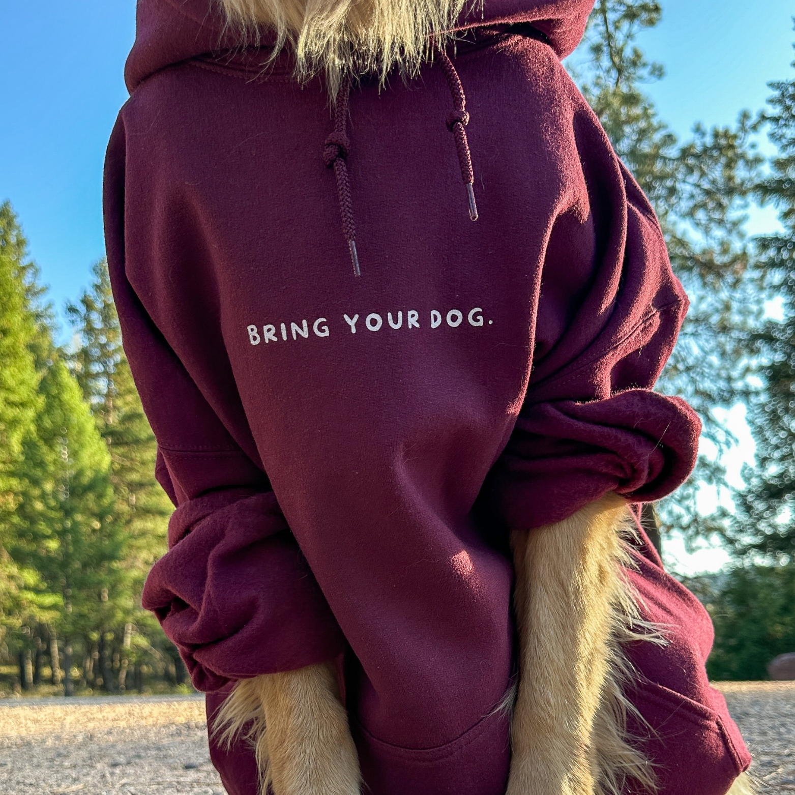 Bring Your Dog. - Unisex Heavy Blend™ Hooded Sweatshirt product thumbnail image