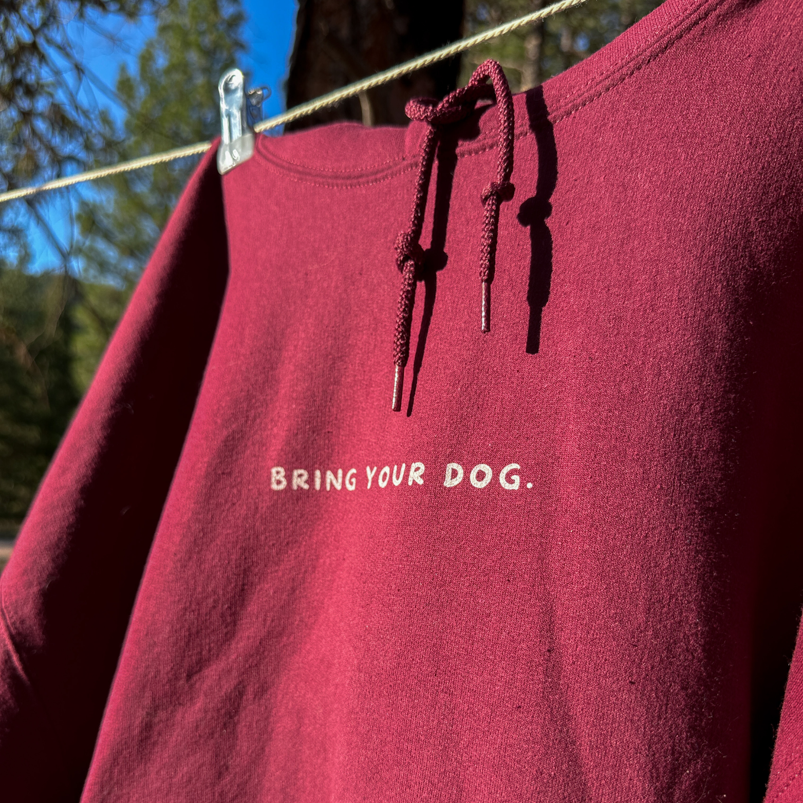 Bring Your Dog. - Unisex Heavy Blend™ Hooded Sweatshirt product thumbnail image