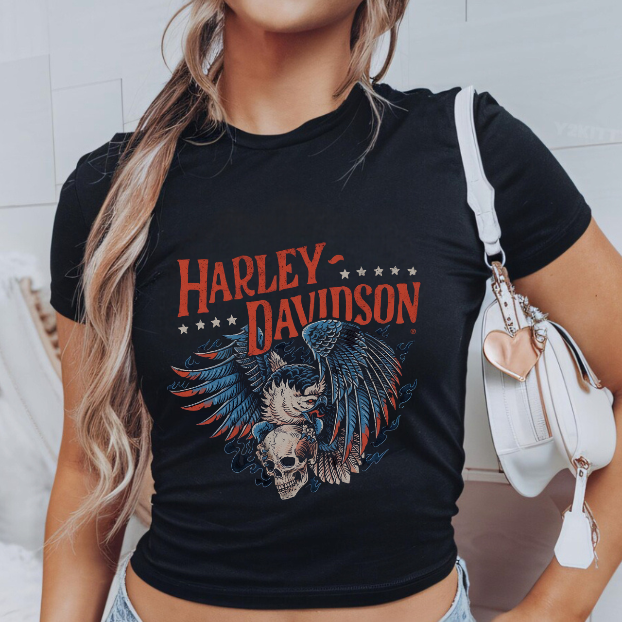 ๐ฅ๐ฆ
 Harley Davidson Women's Baby Tee  ๐ฅ๐ฆ
 Harley Davidson Women's Baby Tee