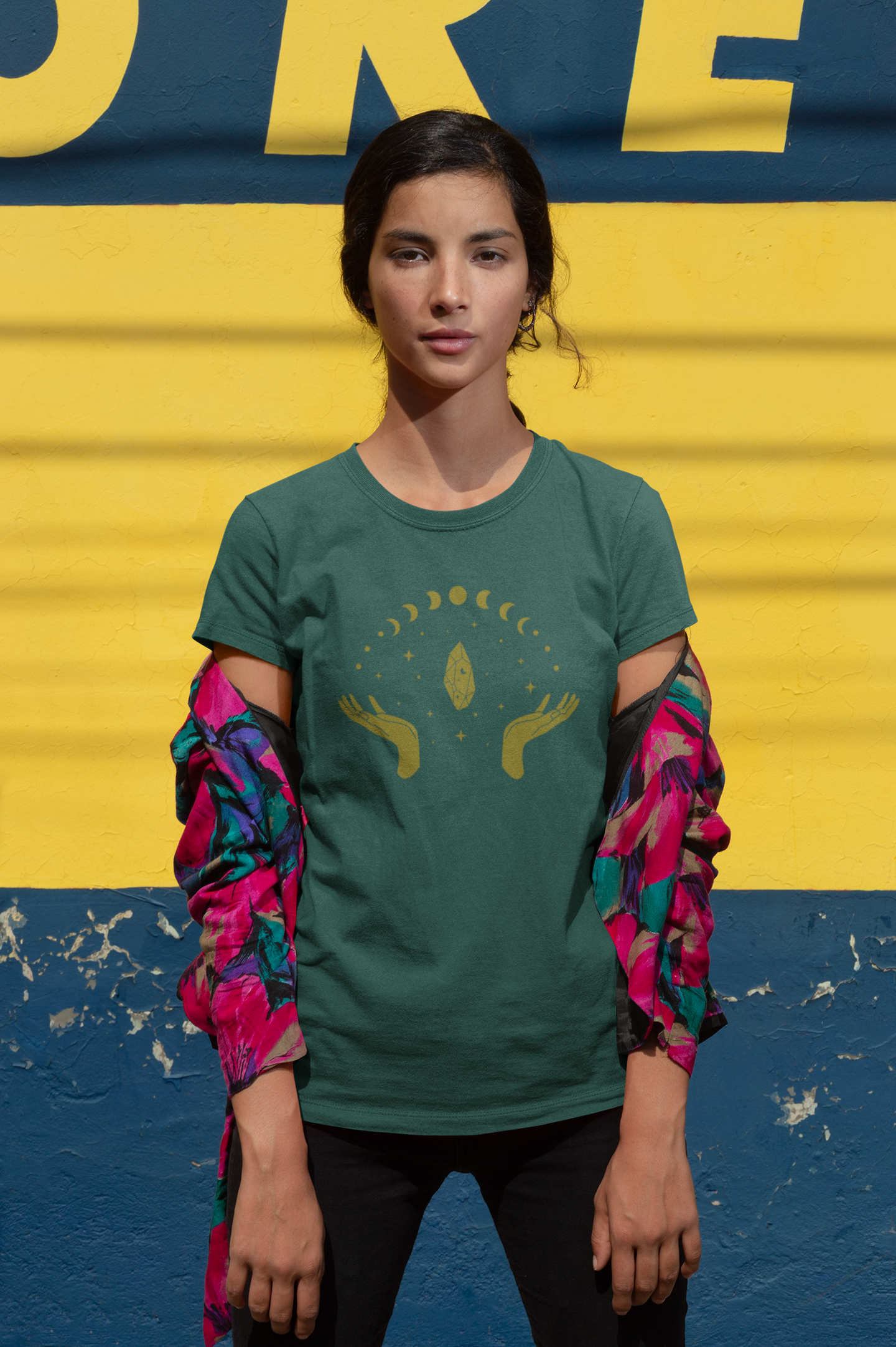 Celestial Hands Unisex Tee - Astrology T-Shirt, Moon Phases Graphic Tee, Spiritual Gift, Zodiac Apparel, Unique Astrology Top product thumbnail image Celestial Hands Unisex Tee - Astrology T-Shirt, Moon Phases Graphic Tee, Spiritual Gift, Zodiac Apparel, Unique Astrology Top product thumbnail image