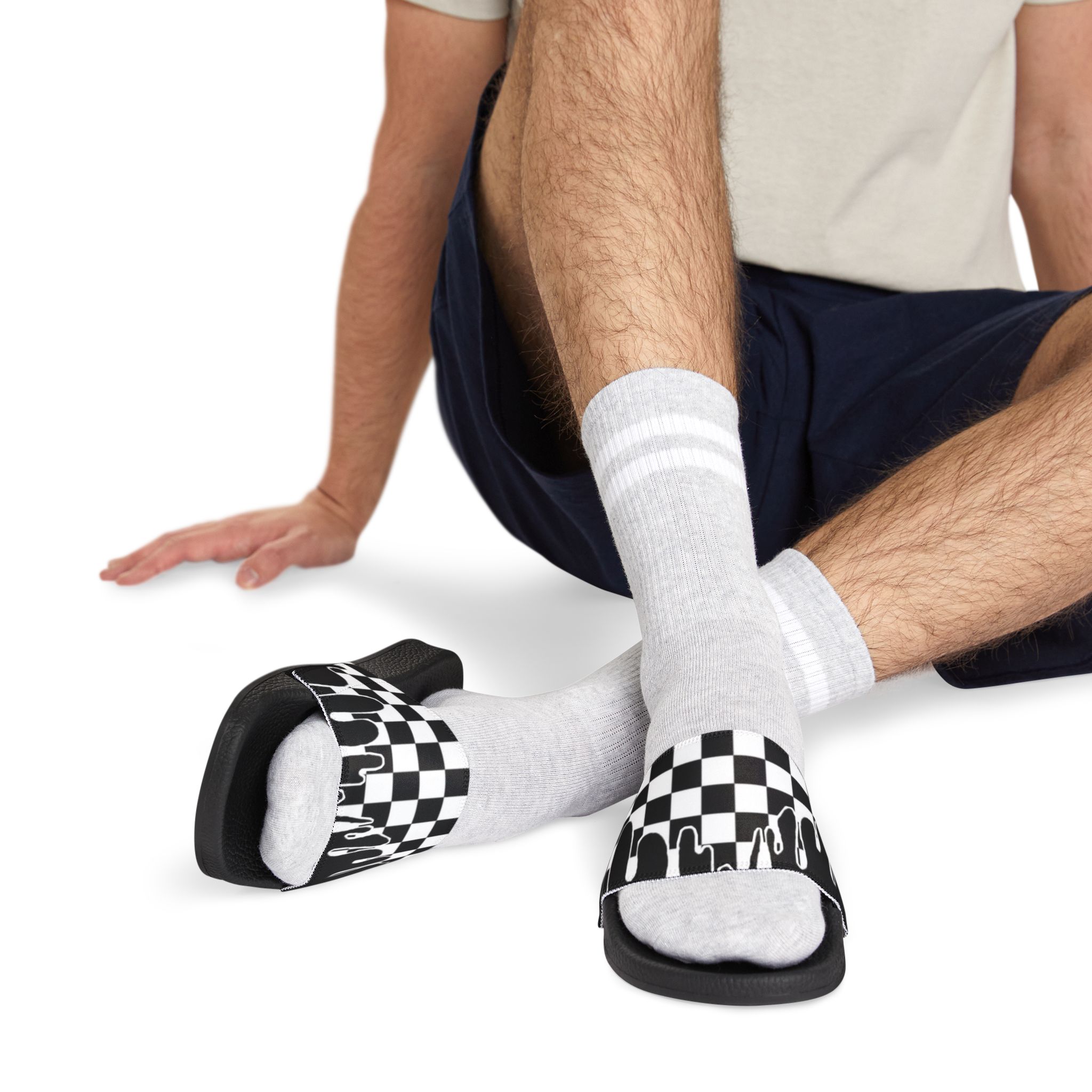 Personalized Men's Casual Sandals, Summer Footwear, Beach Slides, Comfortable Shoes, Stylish Outdoor Sandals for Him product thumbnail image