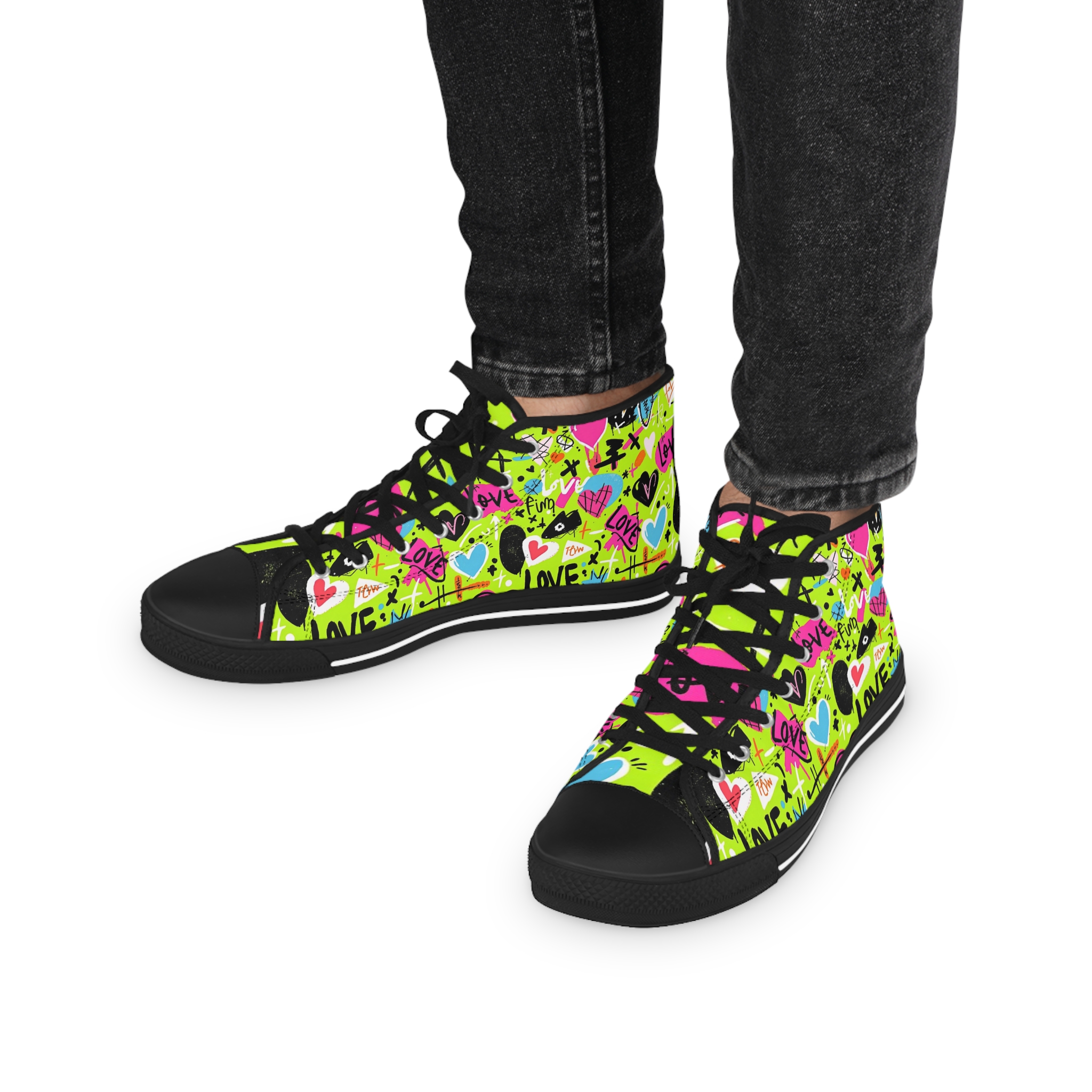 Personalized Men's High Top Sneakers, Trendy Sneakers, Casual Footwear, Street Style Shoes, Everyday Sneakers, Gift for Him product thumbnail image Personalized Men's High Top Sneakers, Trendy Sneakers, Casual Footwear, Street Style Shoes, Everyday Sneakers, Gift for Him product thumbnail image