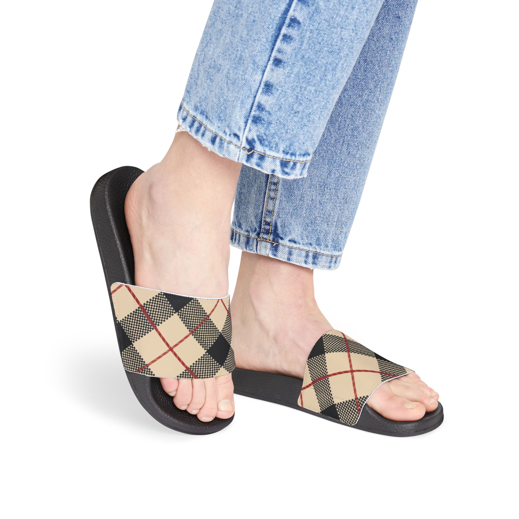 Personalized Women's Casual Sandals, Summer Vibes, Casual Footwear, Daywear Slides, Beach Shoes, Comfortable, Gift for Her product thumbnail image