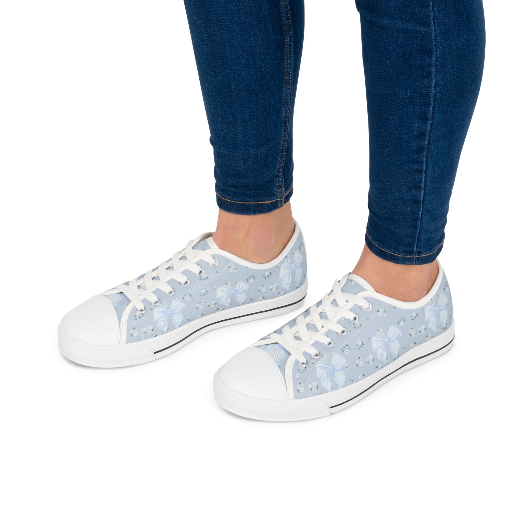 Personalized Women's Low Top Sneakers, Everyday Comfort, Casual Footwear, Trendy Sneakers, Summer, Gift for Her product thumbnail image