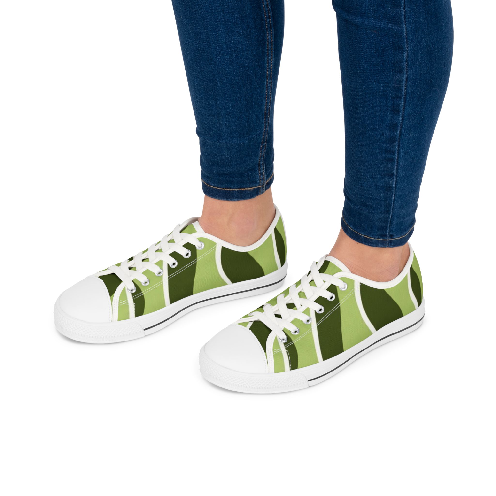 Personalized Women's Low Top Sneakers, Everyday Comfort, Casual Footwear, Trendy Sneakers, Summer, Gift for Her product thumbnail image
