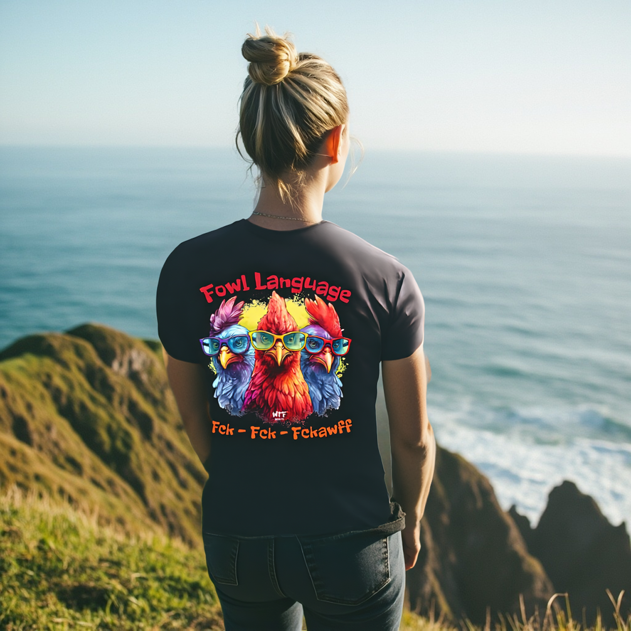 Fowl Language Sarcasm Tee product thumbnail image