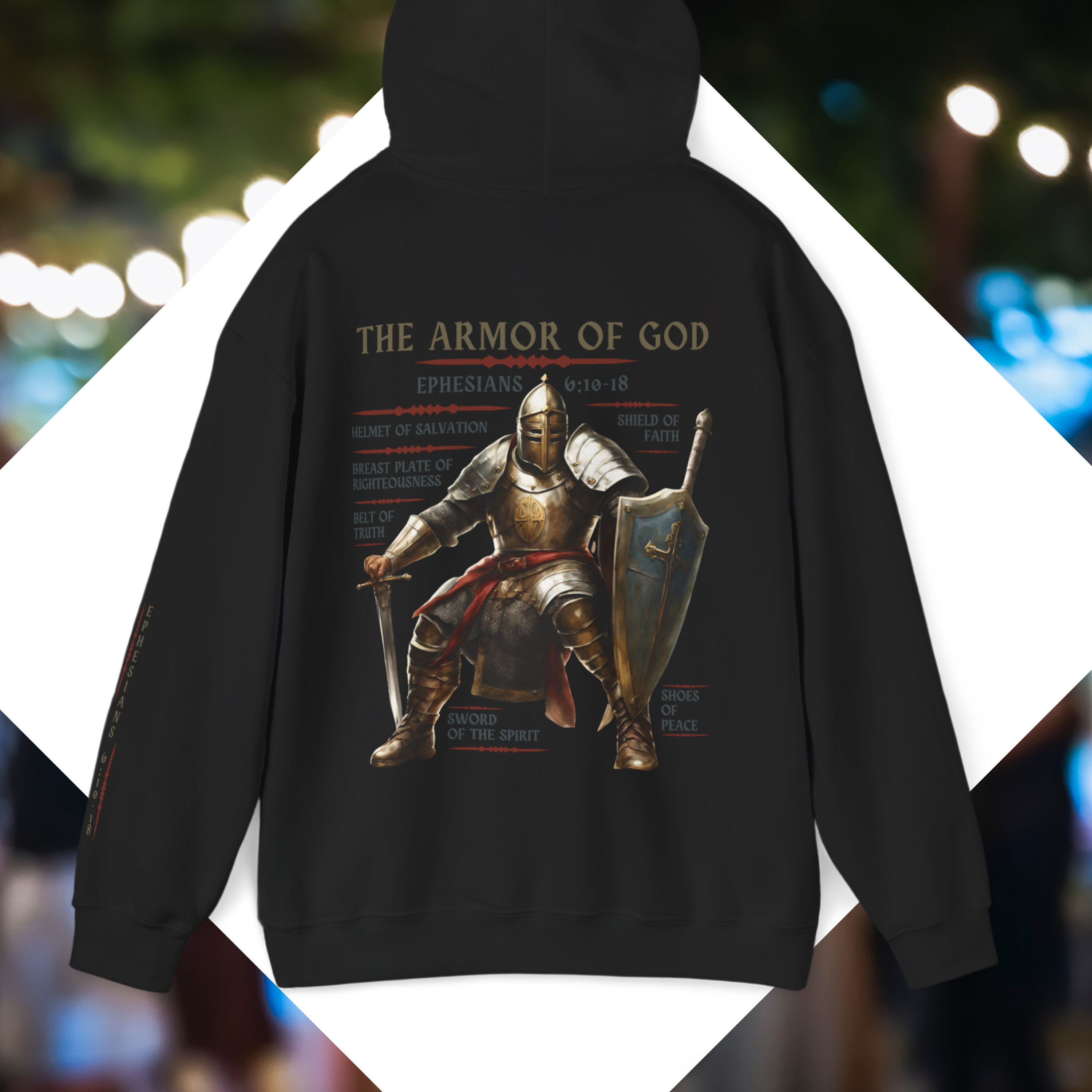 Armor of God - Unisex, Heavy Blend Pullover Hoodie product thumbnail image