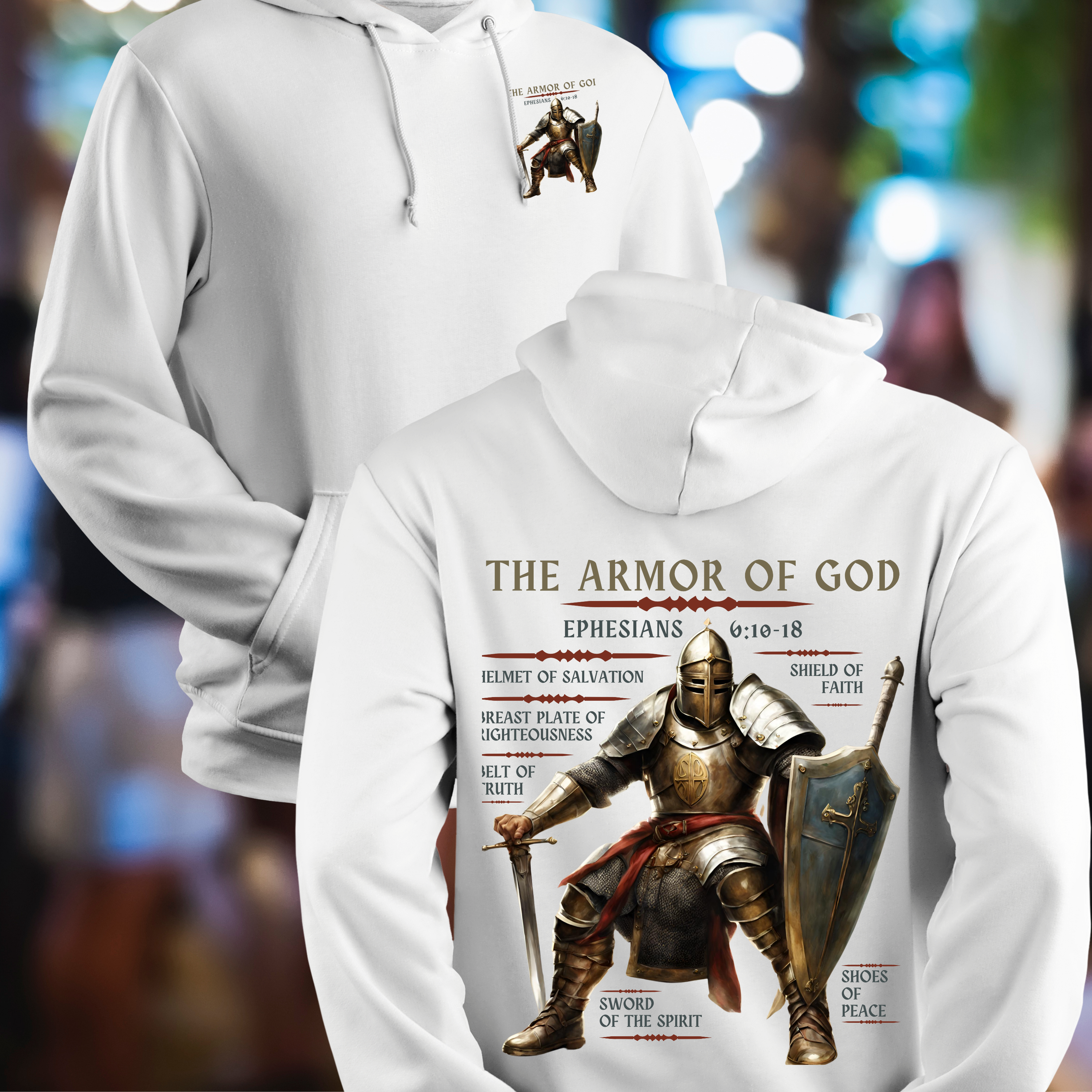 Armor of God - Unisex, Heavy Blend Pullover Hoodie product thumbnail image