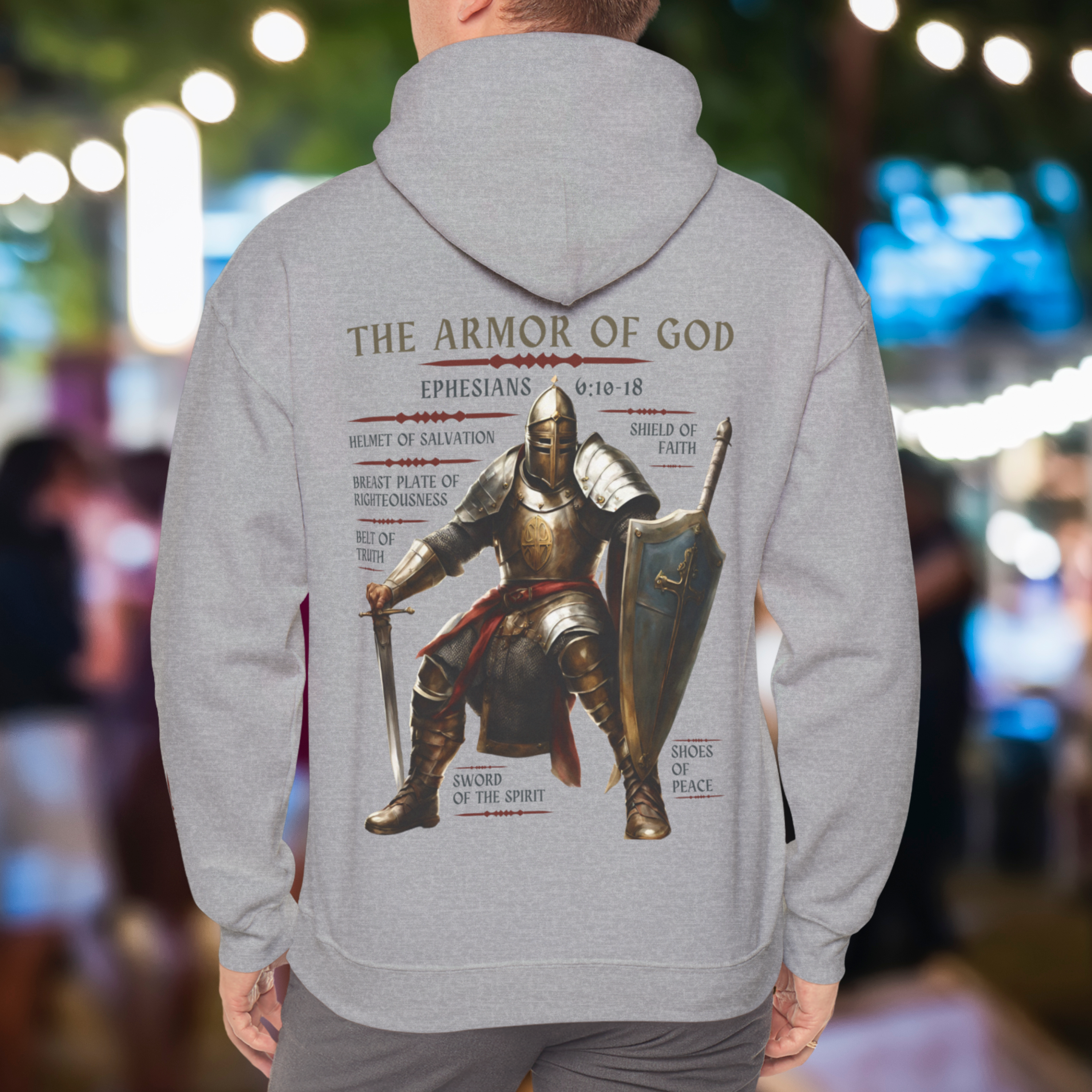 Armor of God - Unisex, Heavy Blend Pullover Hoodie product thumbnail image Armor of God - Unisex, Heavy Blend Pullover Hoodie product thumbnail image