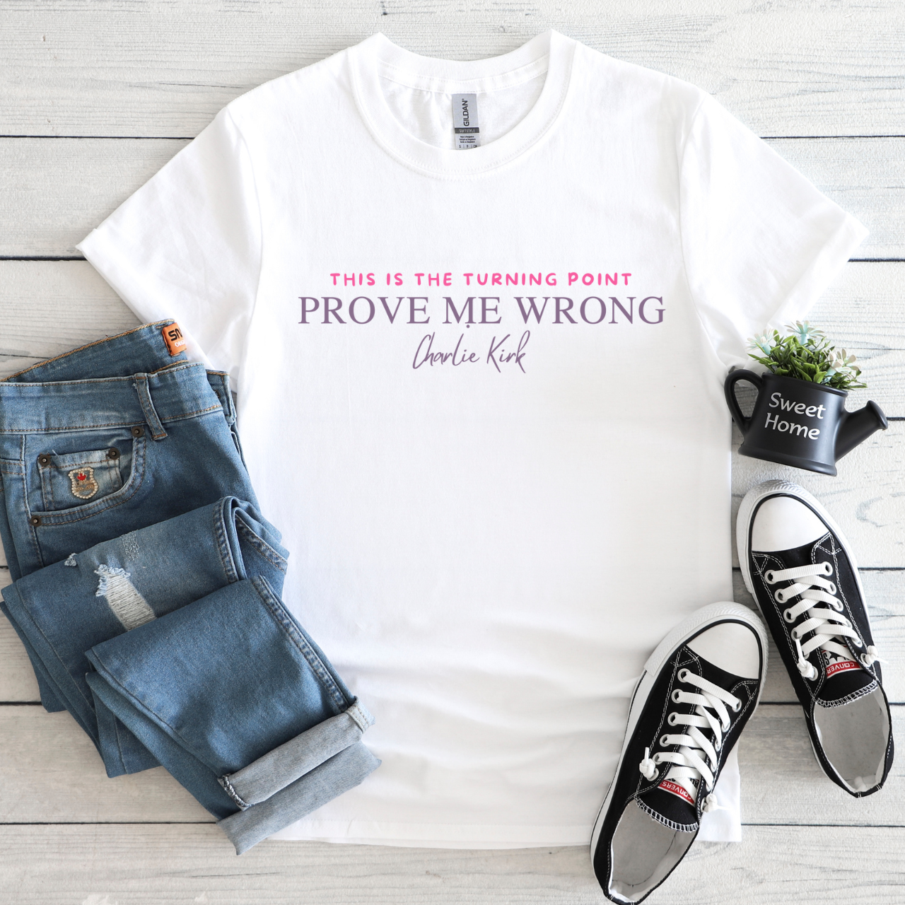 🌼 This Is the Turning Point – Prove Me Wrong Tee 🌼