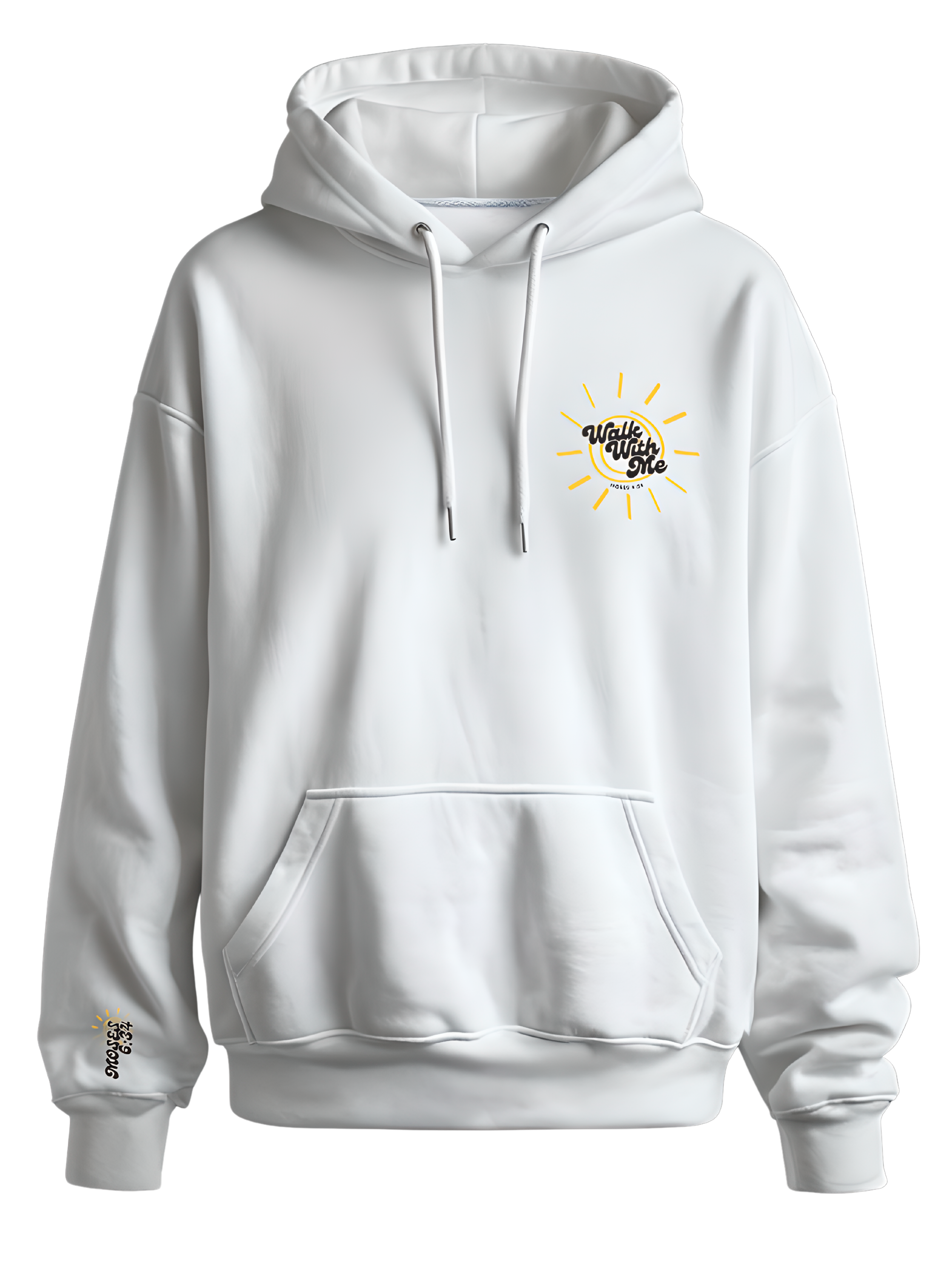 Walk With Me LDS Hoodie, 2026 Theme, Moses 6:34, Unisex Heavy Blend, LDS Youth Apparel, Faith Hoodie