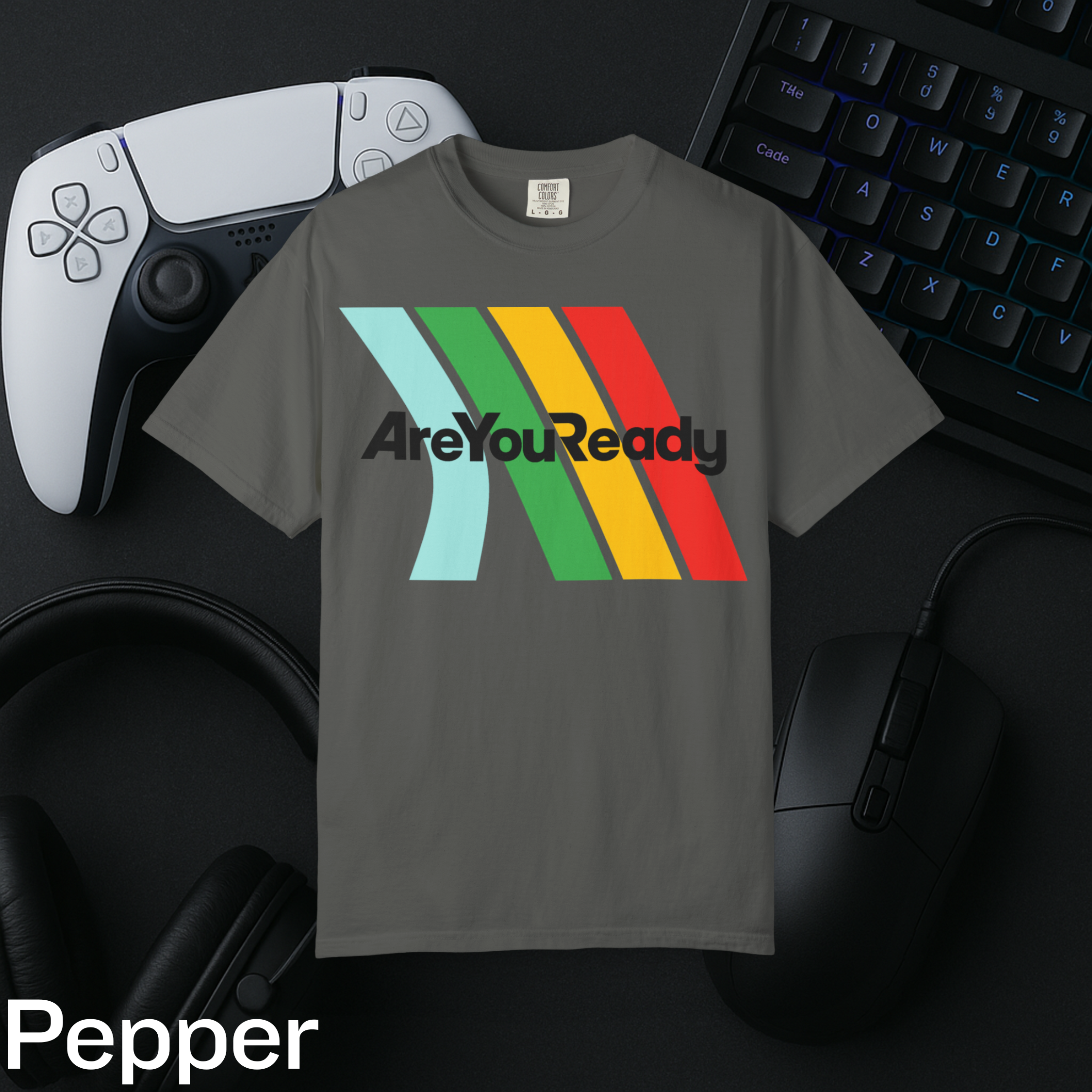 ARC Raiders Are You Ready Tee | Gamer Shirt Comfort Colors | ARCaholic Merch | Launch Gift | PS5 Xbox PC Gamer Twitch Kick Streamer T-shirt product thumbnail image ARC Raiders Are You Ready Tee | Gamer Shirt Comfort Colors | ARCaholic Merch | Launch Gift | PS5 Xbox PC Gamer Twitch Kick Streamer T-shirt product thumbnail image