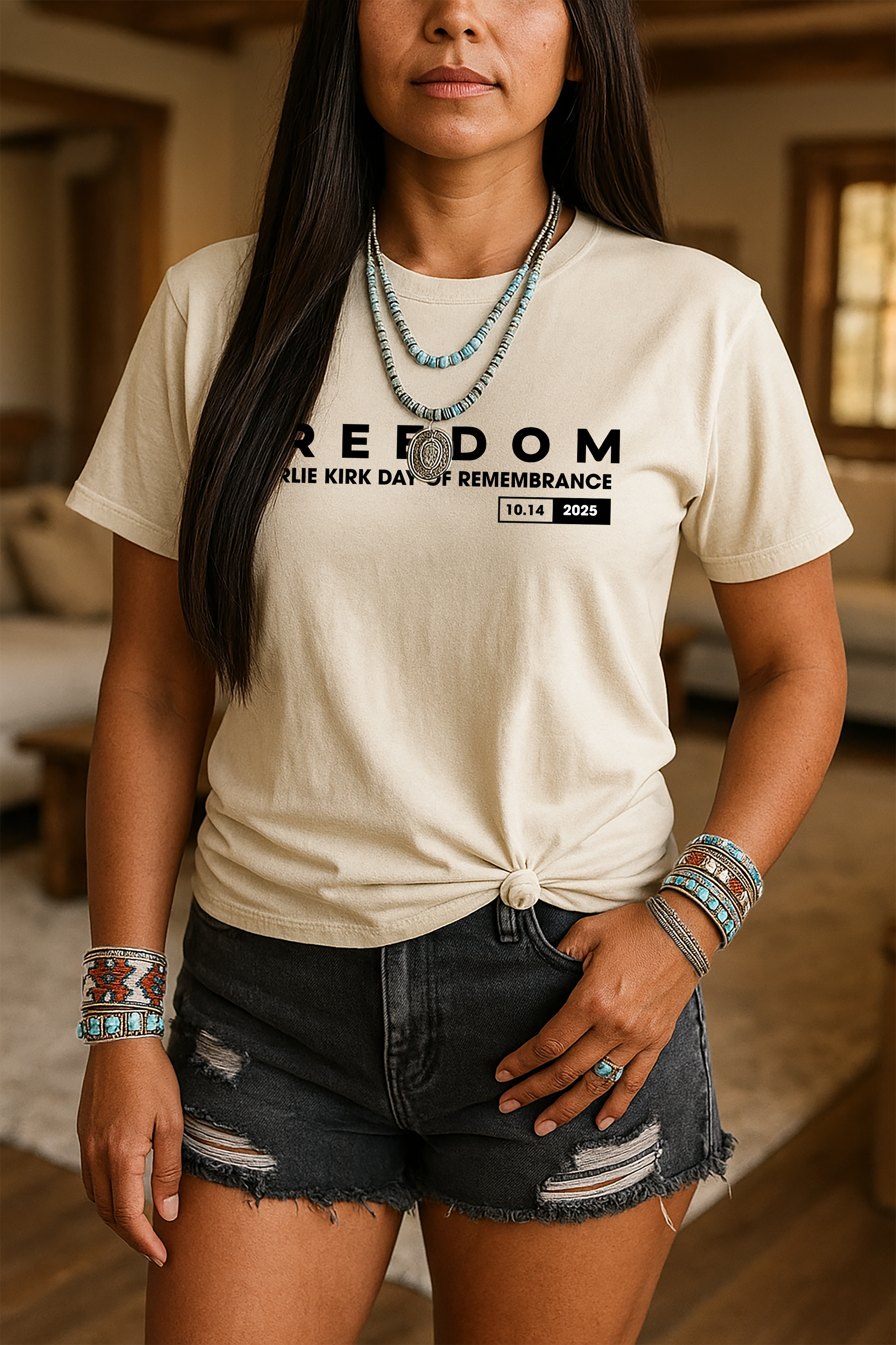 Charlie Kirk Remembrance Day T-Shirt product thumbnail image