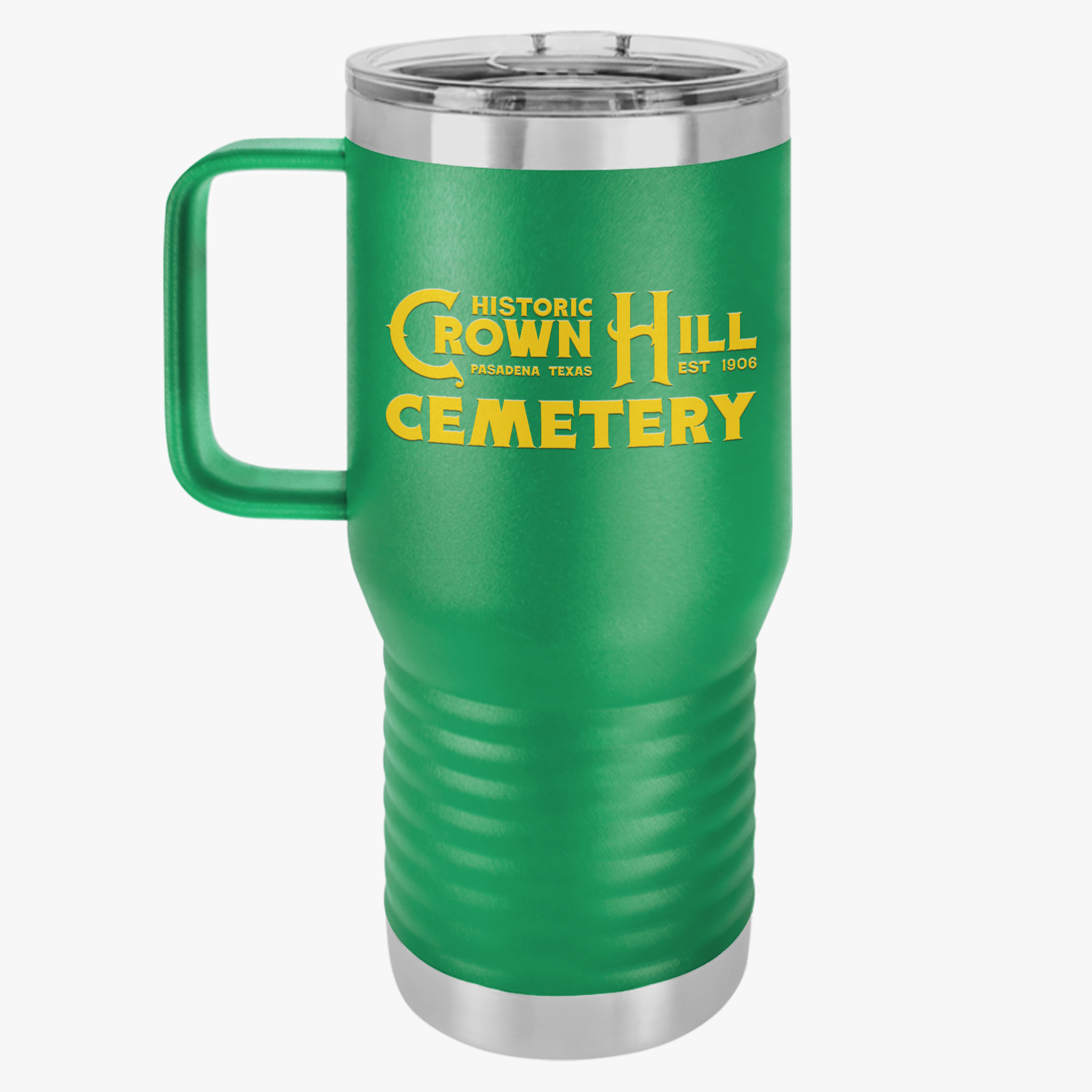 Historic Crown Hill Cemetery Travel Mug - 20oz Adventure Mug, Outdoor Gift, Unique Souvenir, Coffee Lover's Gift, Travel Companion