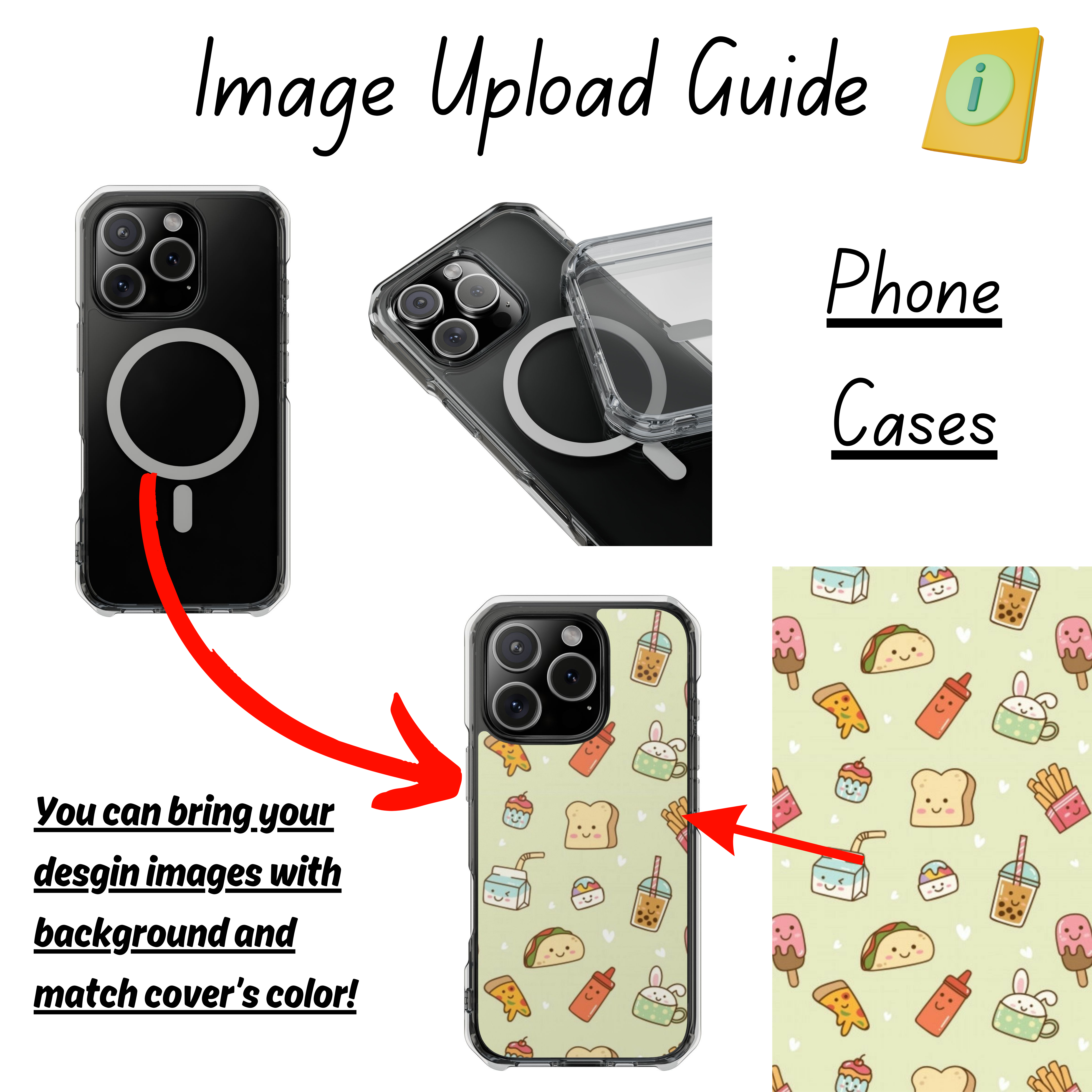 Personalized Magnetic Clear Impact Cases, Aesthetics iPhone Covers, Stylish Protection, Custom Smartphone Designs, Unique Gift for iPhone users product thumbnail image Personalized Magnetic Clear Impact Cases, Aesthetics iPhone Covers, Stylish Protection, Custom Smartphone Designs, Unique Gift for iPhone users product thumbnail image