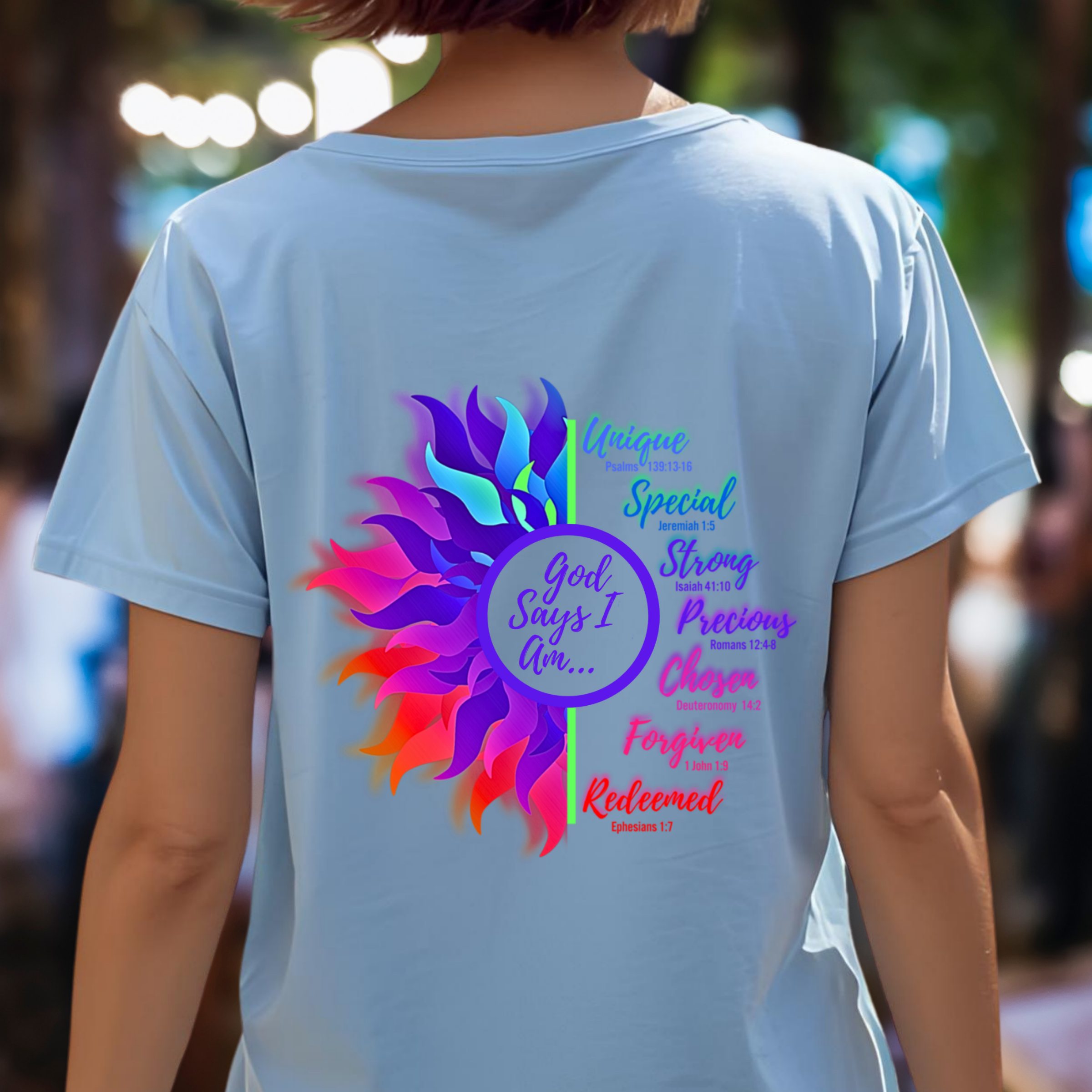 God Says I Am - Crew Neck Unisex T-shirt product thumbnail image