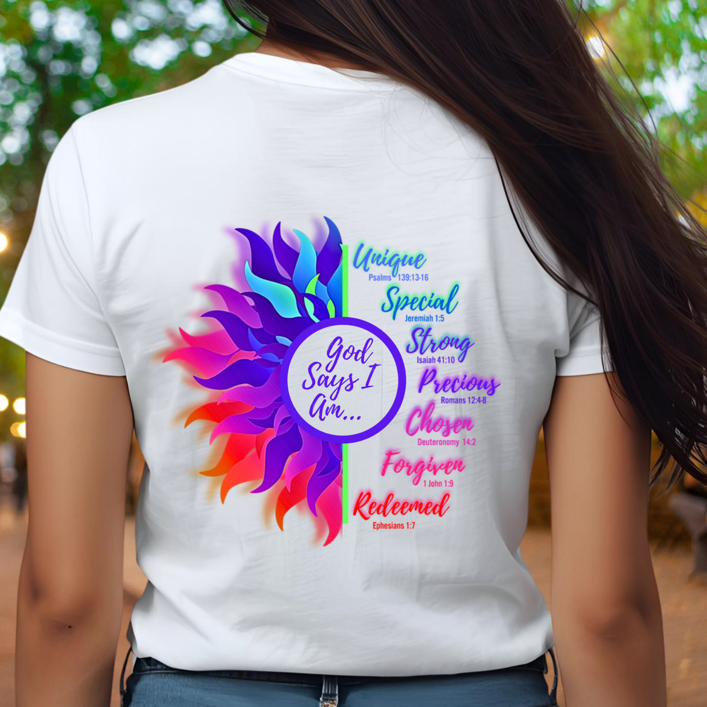 God Says I Am - Crew Neck Unisex T-shirt product thumbnail image