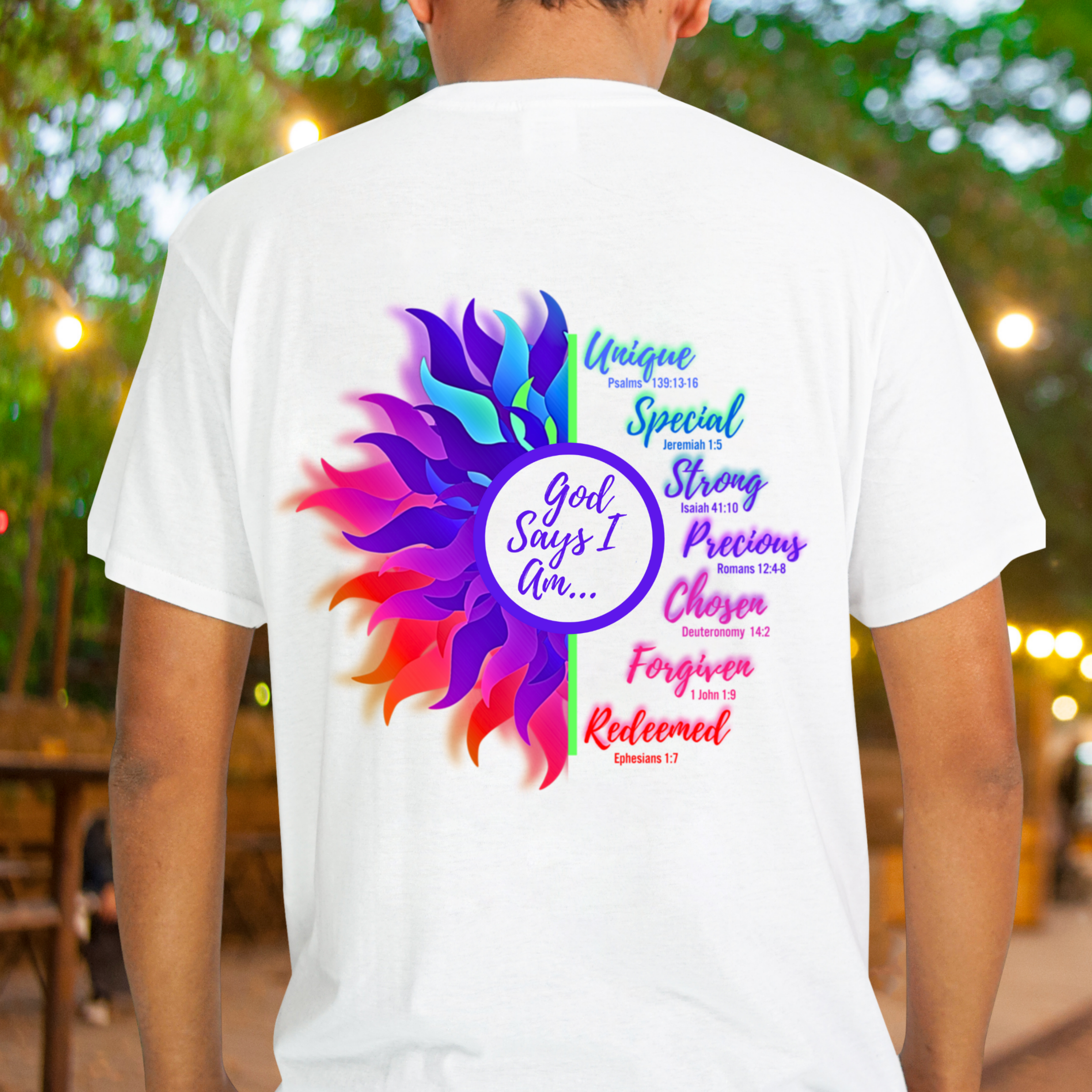 God Says I Am - Crew Neck Unisex T-shirt product thumbnail image