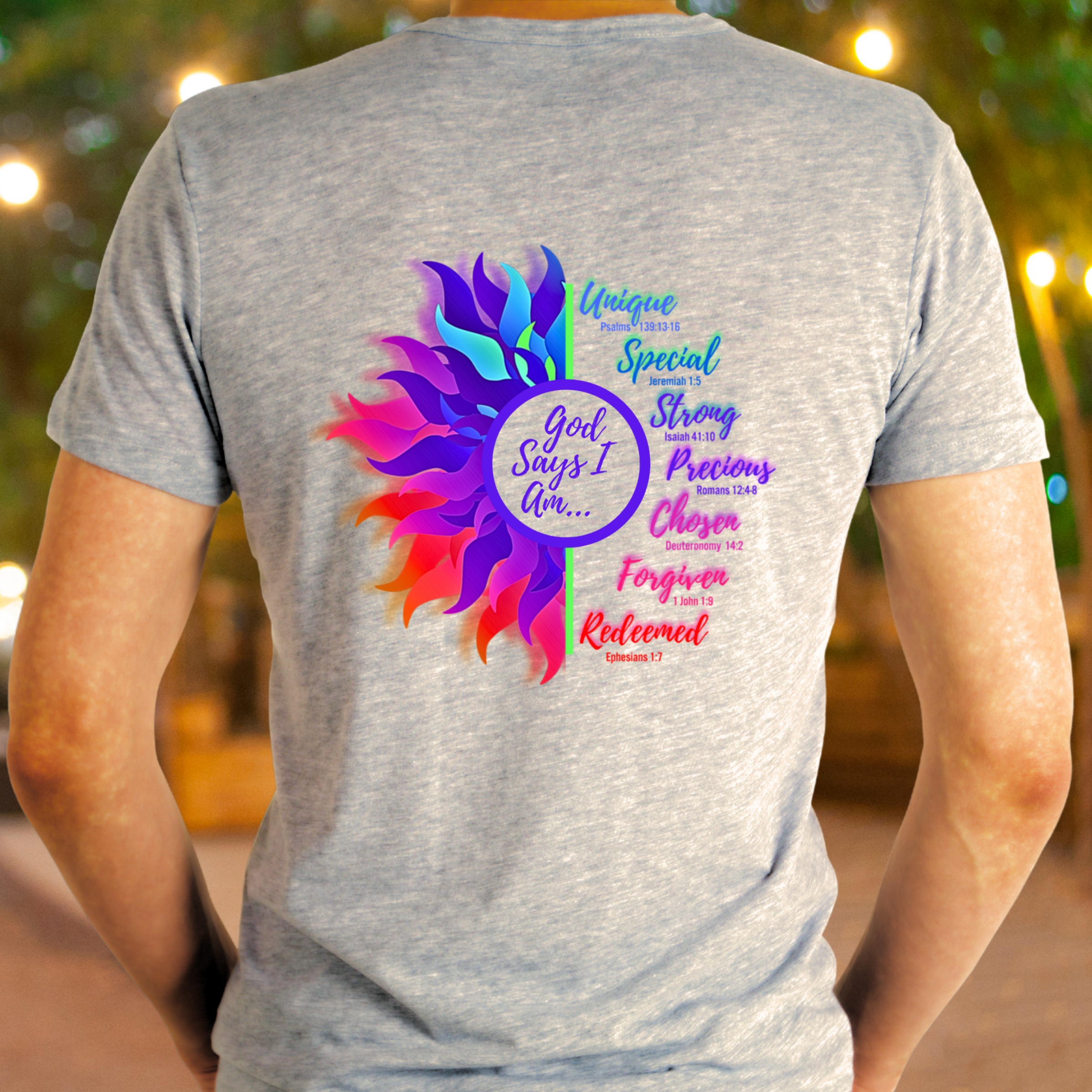 God Says I Am - Crew Neck Unisex T-shirt product thumbnail image