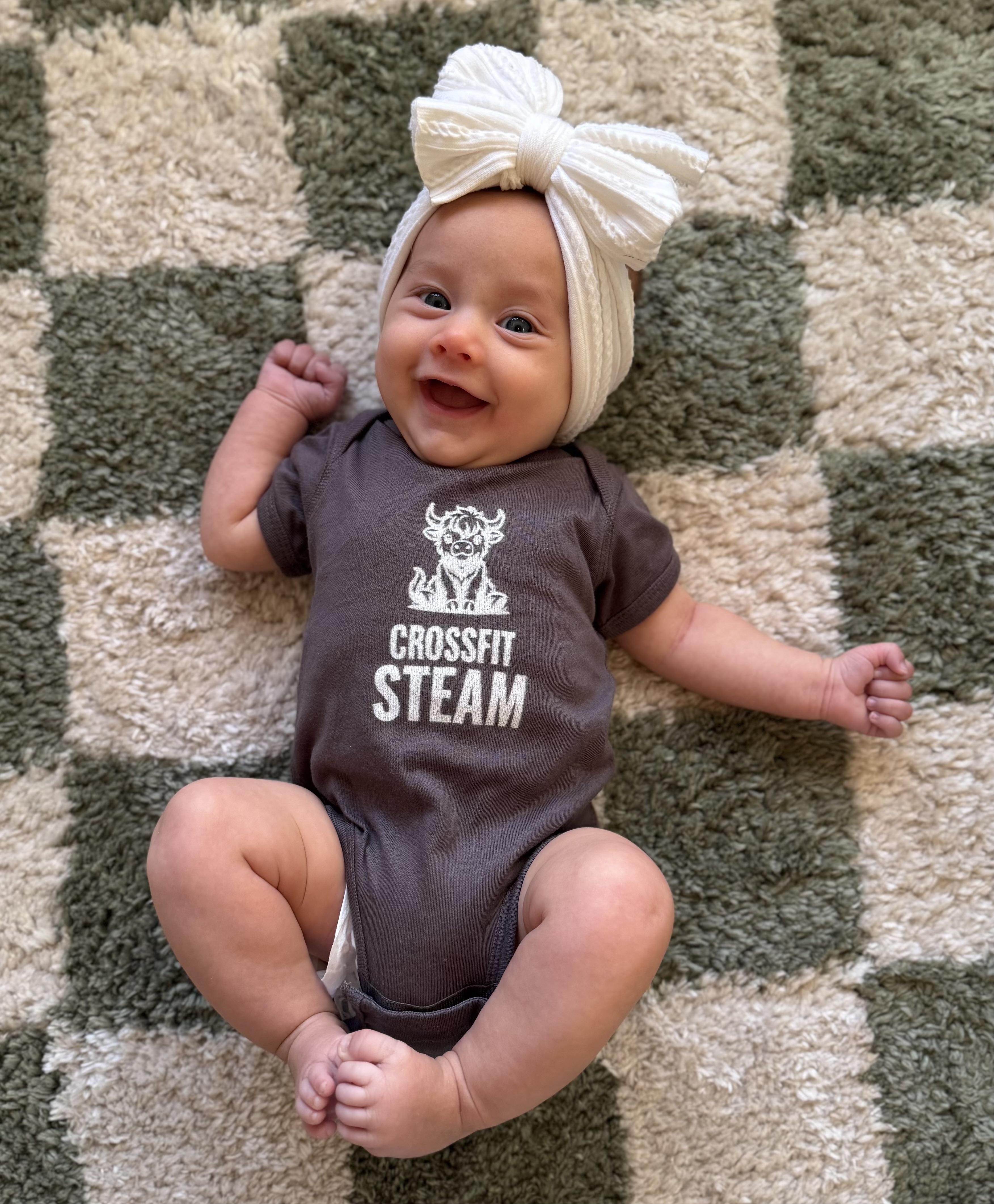 CrossFit Steam Infant Jersey Onesie product thumbnail image CrossFit Steam Infant Jersey Onesie product thumbnail image