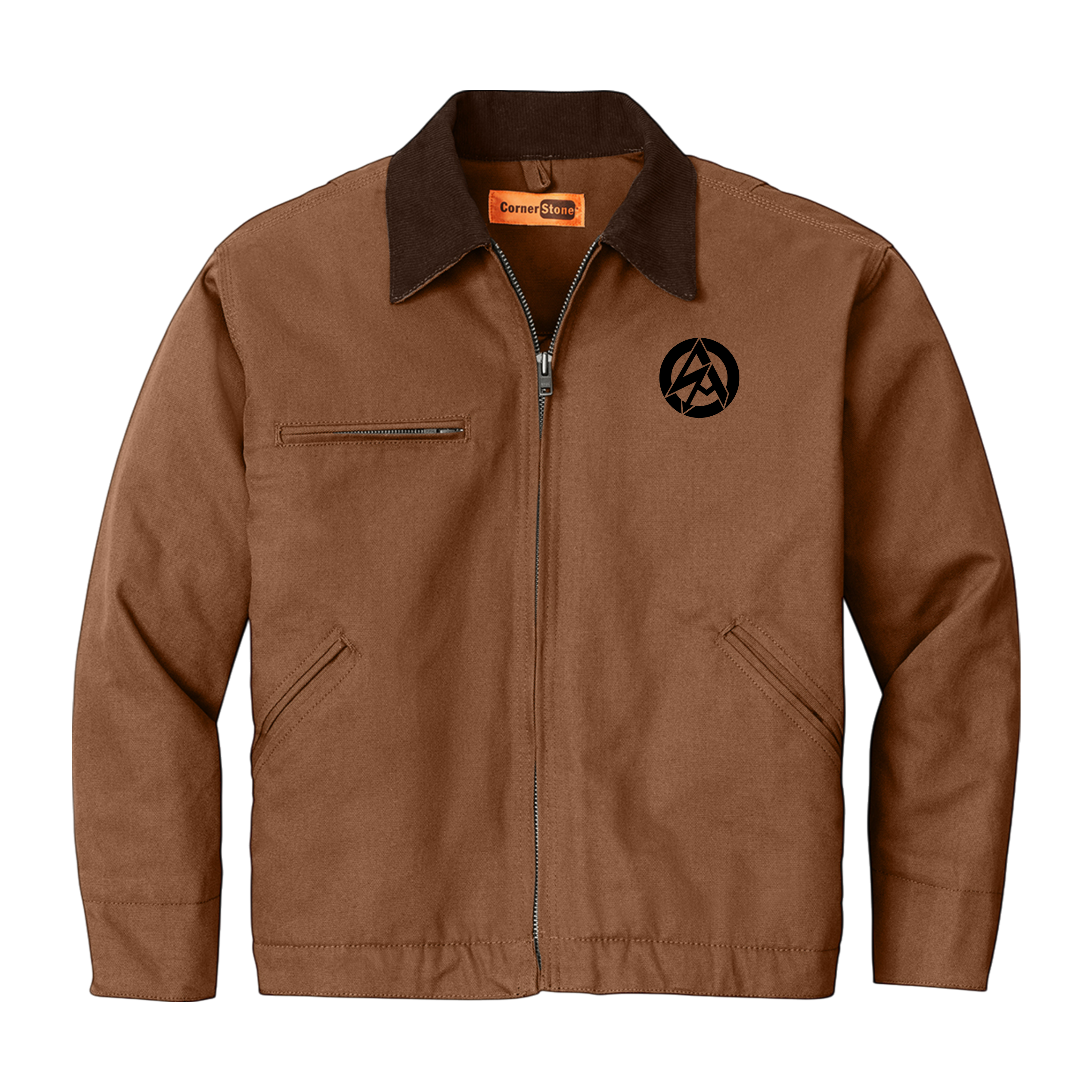 Stylish Unisex Duck Cloth Work Jacket, Embroidered Outdoor Gear, Perfect for Fall, Workwear, Gift for him or her product thumbnail image