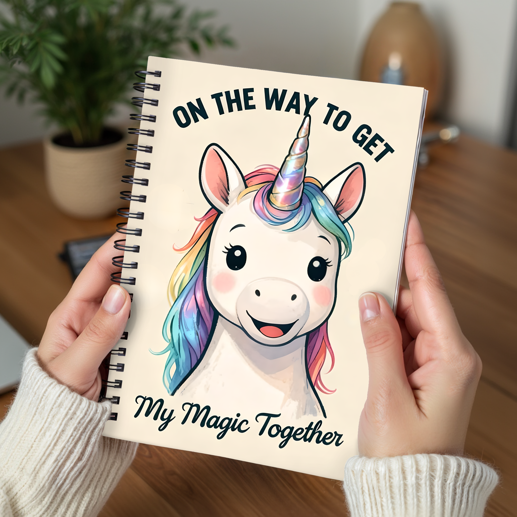 Whimsical Unicorn Spiral Notebook - Perfect for School, Journals, Gifts, Magic Inspired, Unicorn Lovers product thumbnail image Whimsical Unicorn Spiral Notebook - Perfect for School, Journals, Gifts, Magic Inspired, Unicorn Lovers product thumbnail image