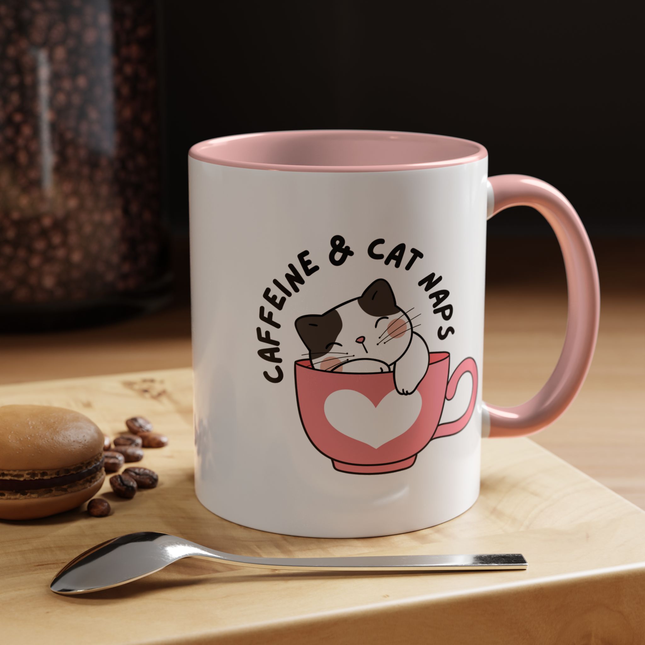 Cute Cat Coffee Mug for Cat Lovers, Caffeine & Cats. Coffee Lover, Gift for Pet Owners, , Cat-Themed Gift Cute Cat Coffee Mug for Cat Lovers, Caffeine & Cats. Coffee Lover, Gift for Pet Owners, , Cat-Themed Gift