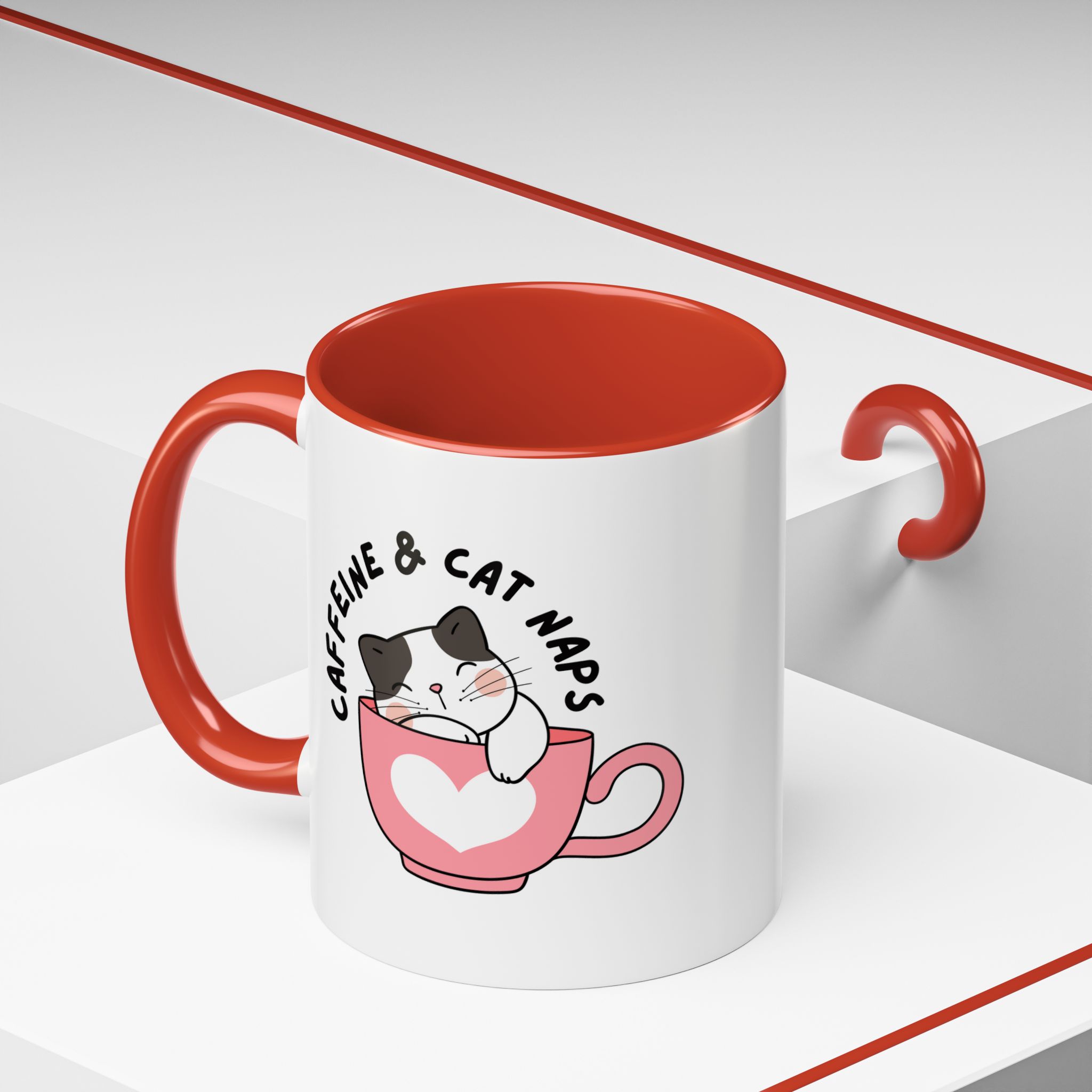Cute Cat Coffee Mug for Cat Lovers, Caffeine & Cats, Caffeine & Cat Naps, Coffee Lover, Gift for Pet Owners, , Cat-Themed Gift Cute Cat Coffee Mug for Cat Lovers, Caffeine & Cats, Caffeine & Cat Naps, Coffee Lover, Gift for Pet Owners, , Cat-Themed Gift