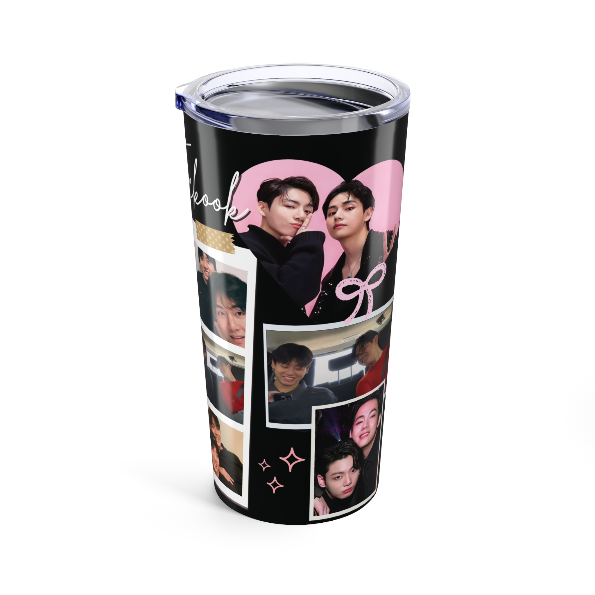 Taekook 20oz Stainless Steel Tumbler with lid Taekook 20oz Stainless Steel Tumbler with lid