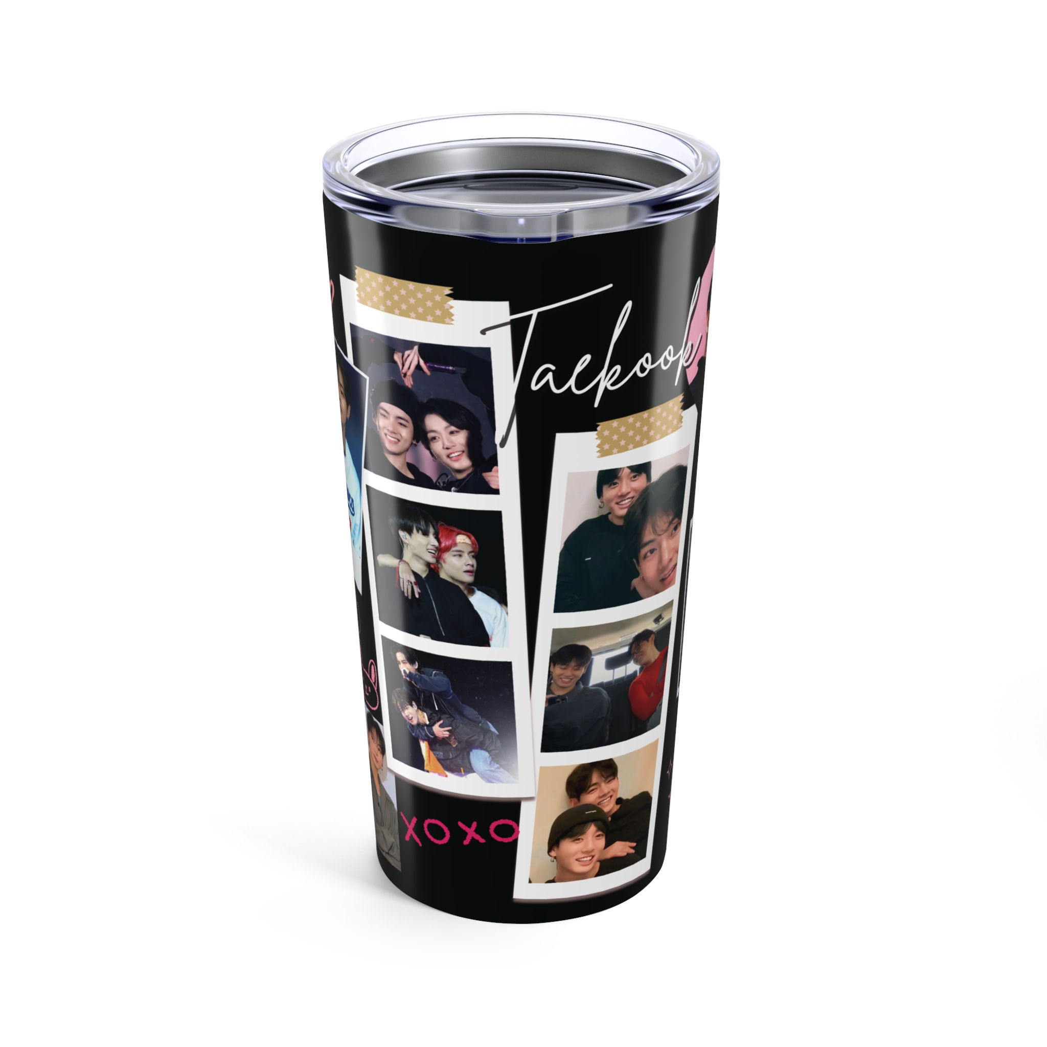 Taekook 20oz Stainless Steel Tumbler with lid product thumbnail image Taekook 20oz Stainless Steel Tumbler with lid product thumbnail image