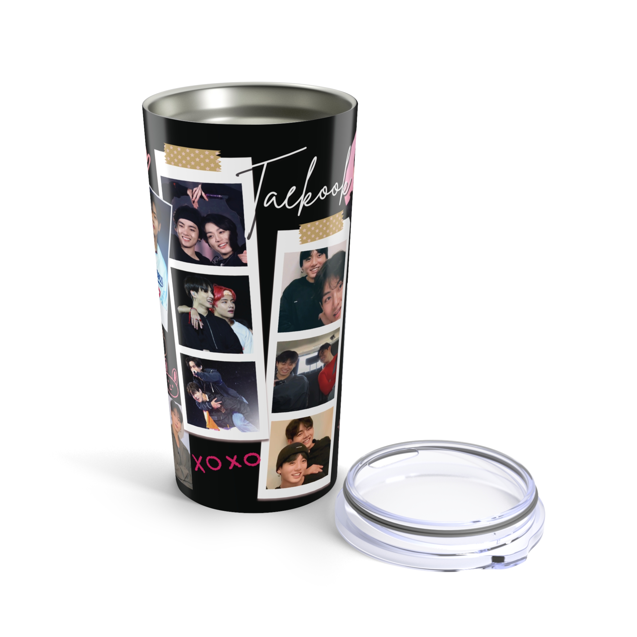Taekook 20oz Stainless Steel Tumbler with lid product thumbnail image Taekook 20oz Stainless Steel Tumbler with lid product thumbnail image