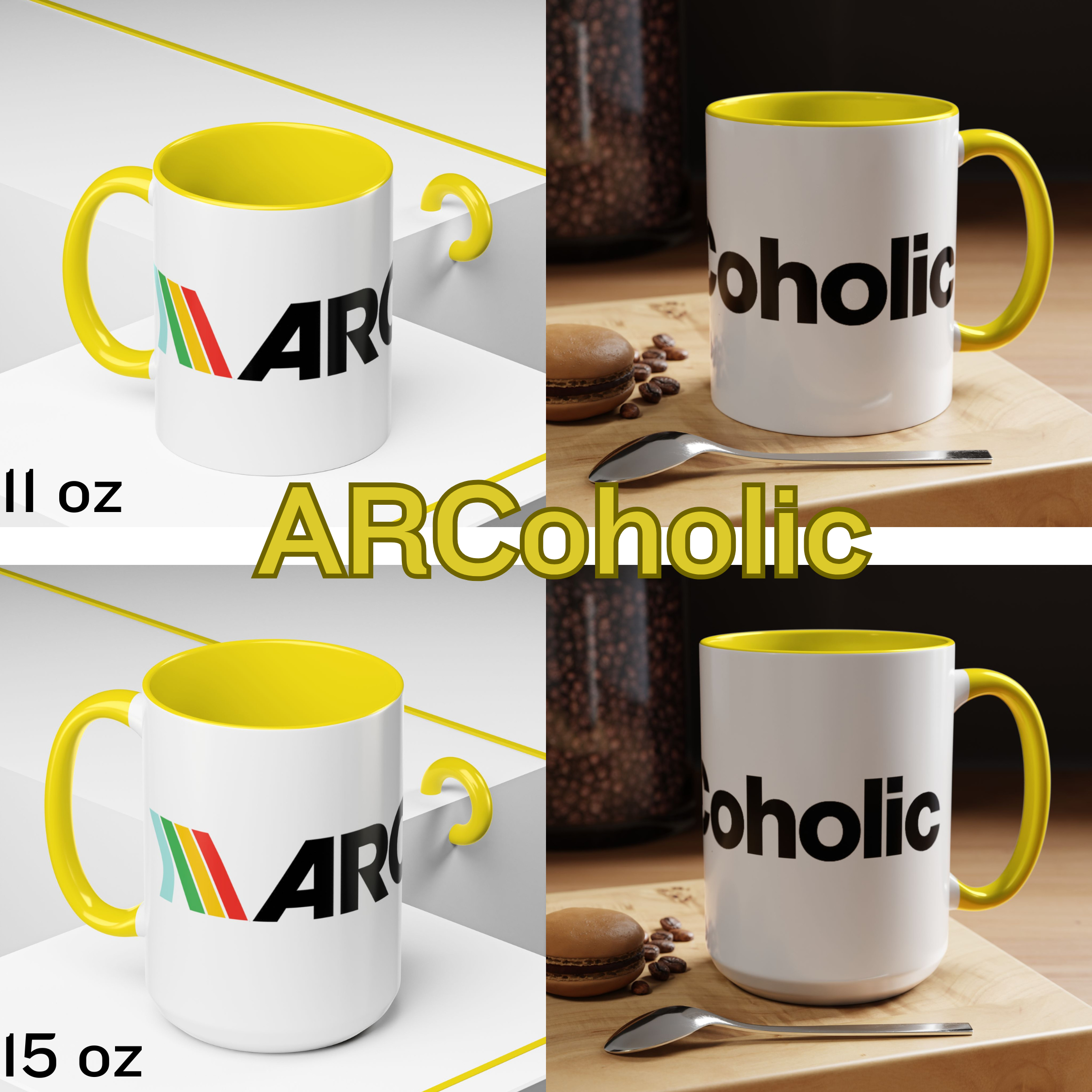 ARCoholic Accent Mug | ARC Raiders Fan Coffee Cup 11oz or 15oz Gamer Gift product thumbnail image