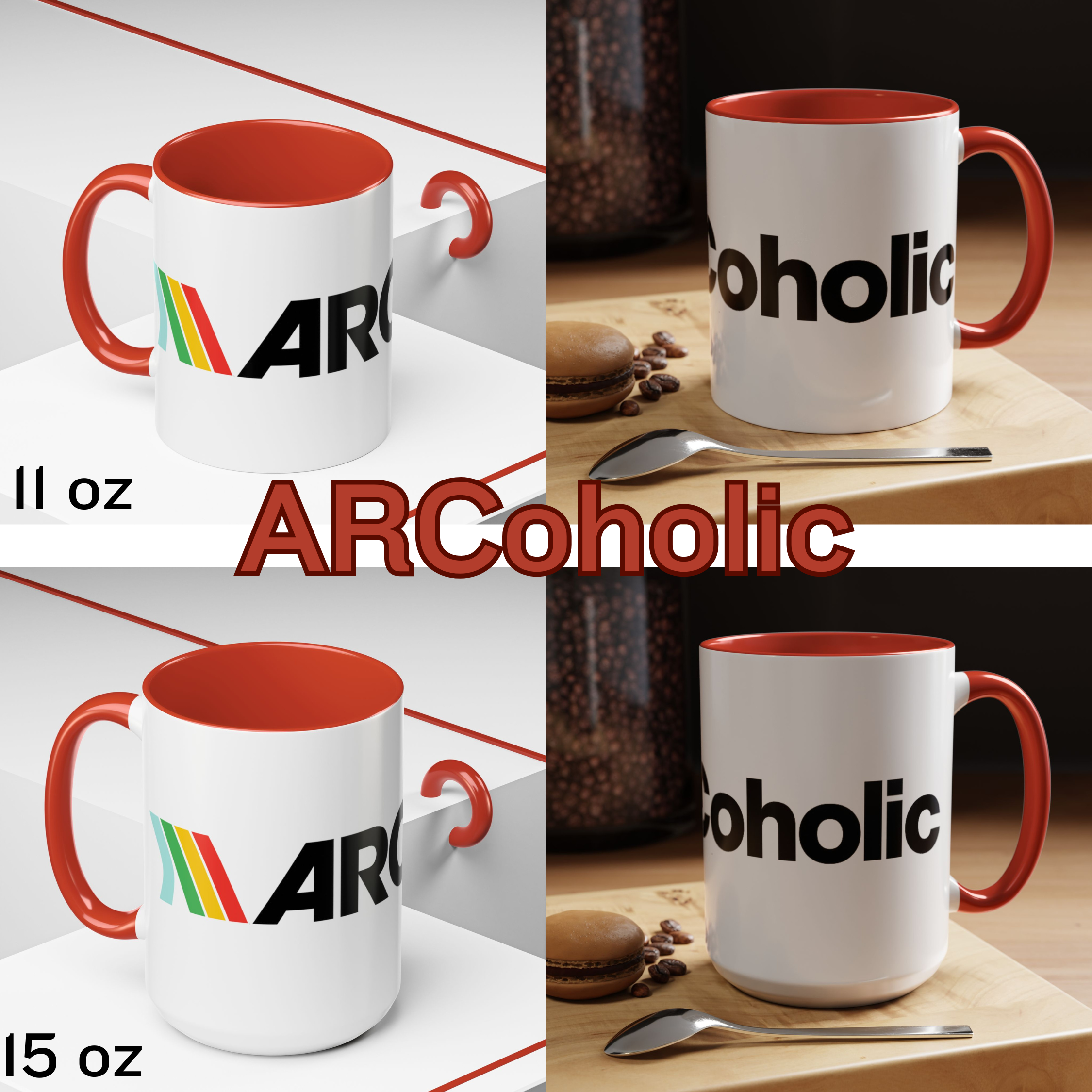 ARCoholic Accent Mug | ARC Raiders Fan Coffee Cup 11oz or 15oz Gamer Gift product thumbnail image