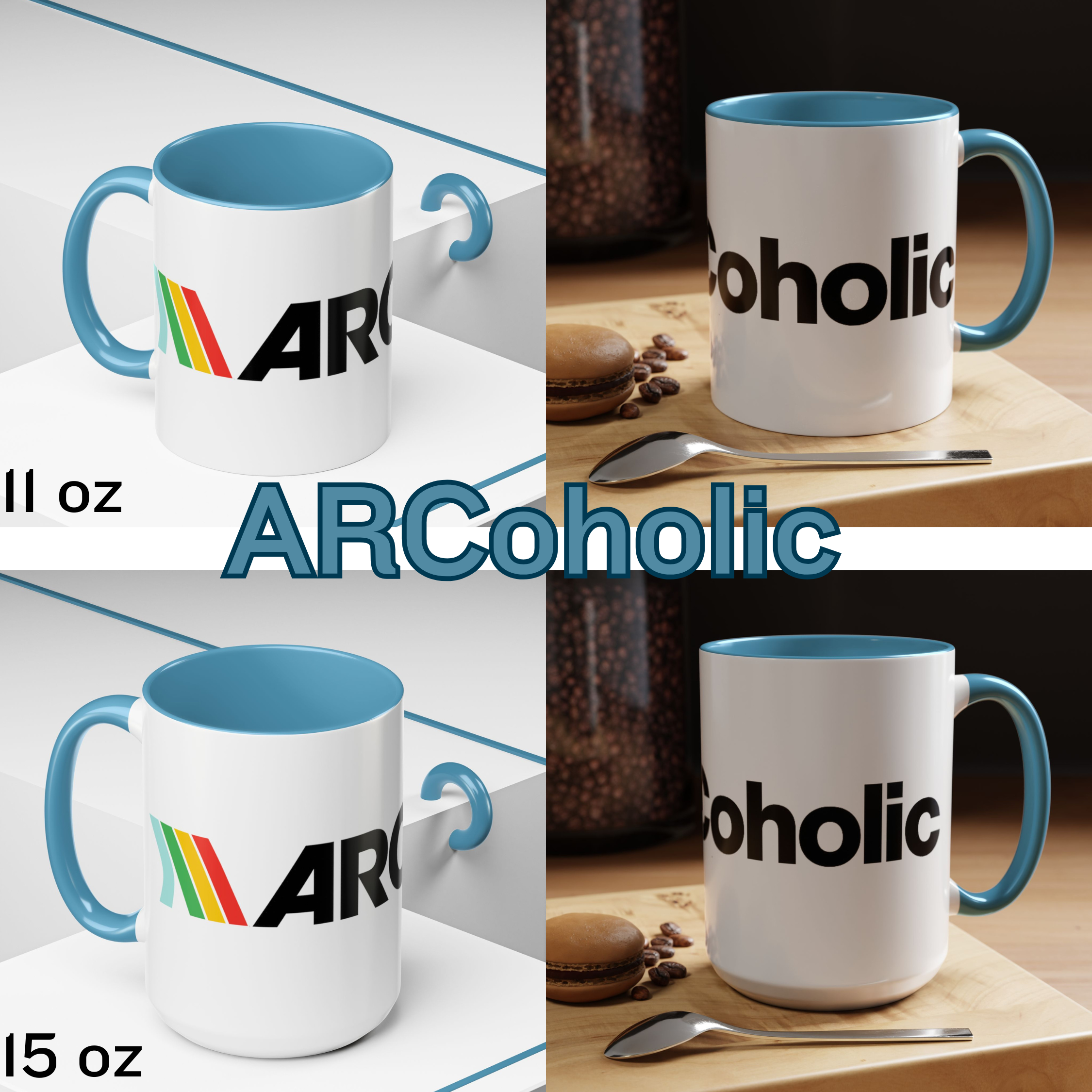 ARCoholic Accent Mug | ARC Raiders Fan Coffee Cup 11oz or 15oz Gamer Gift product thumbnail image